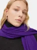 Miller Wool Cashmere Blend Scarf | Purple sold by Jigsaw