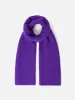 Miller Wool Cashmere Blend Scarf | Purple sold by Jigsaw