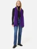 Miller Wool Cashmere Blend Scarf | Purple sold by Jigsaw