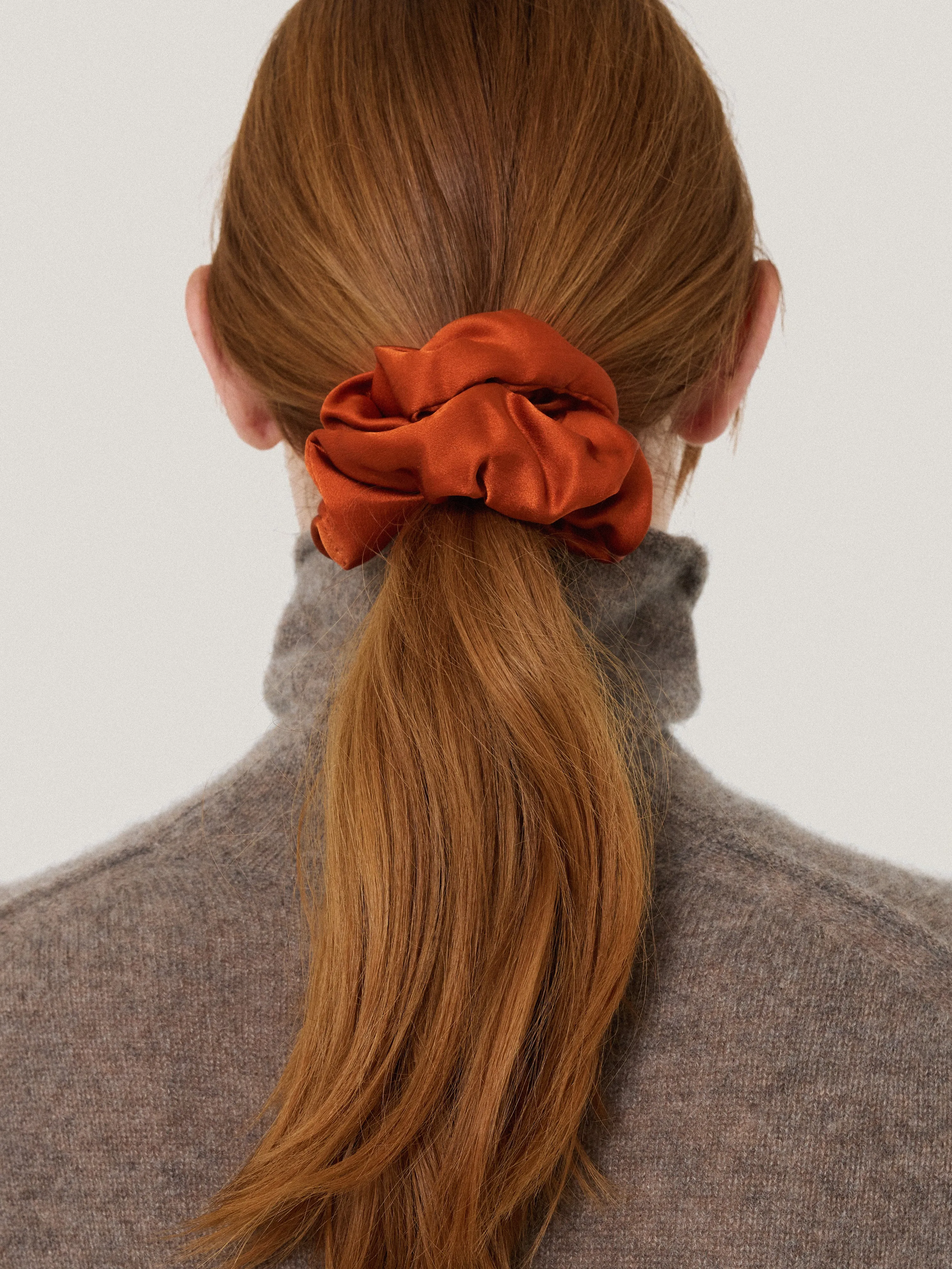 Silk Scrunchie | Copper sold by Jigsaw product image thumbnail 3