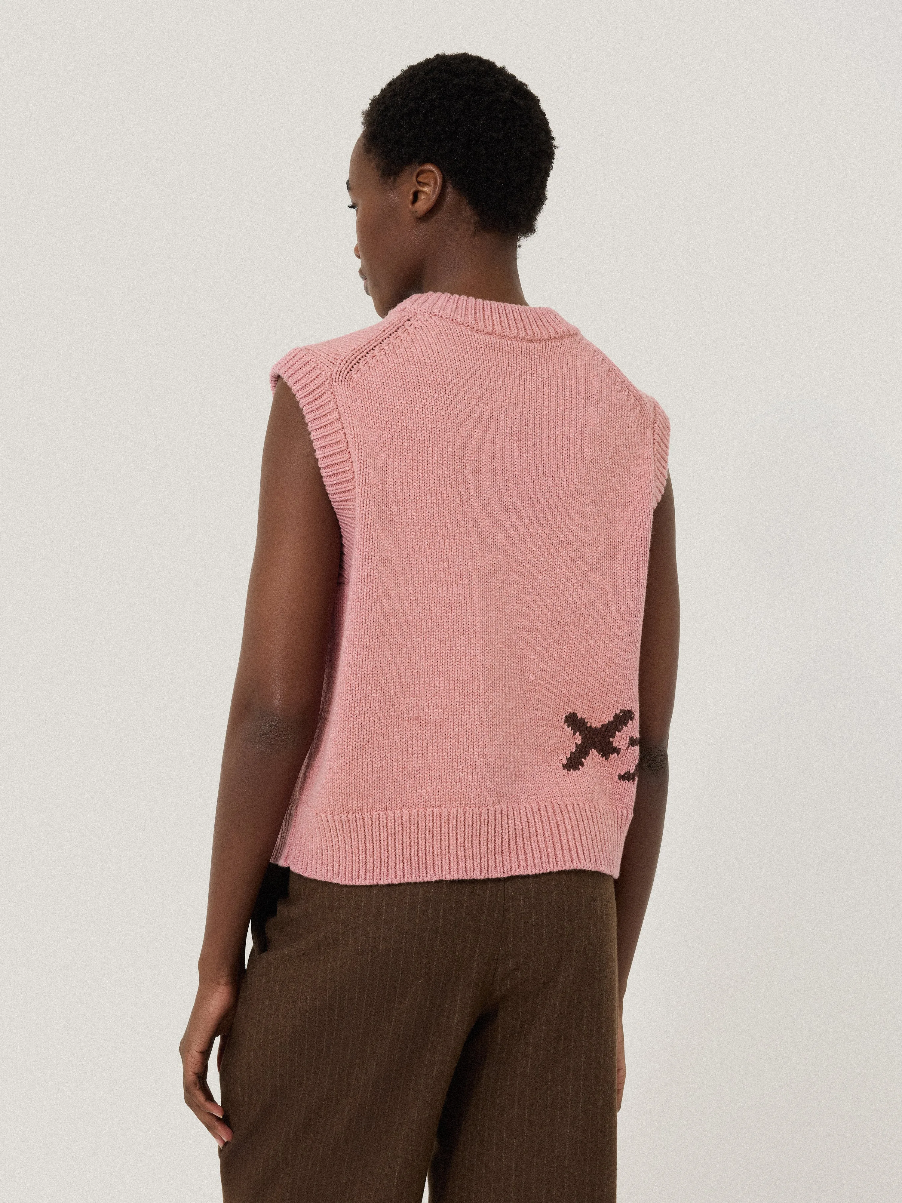 Graffiti Lips Tank | Pink sold by Jigsaw product image thumbnail 5