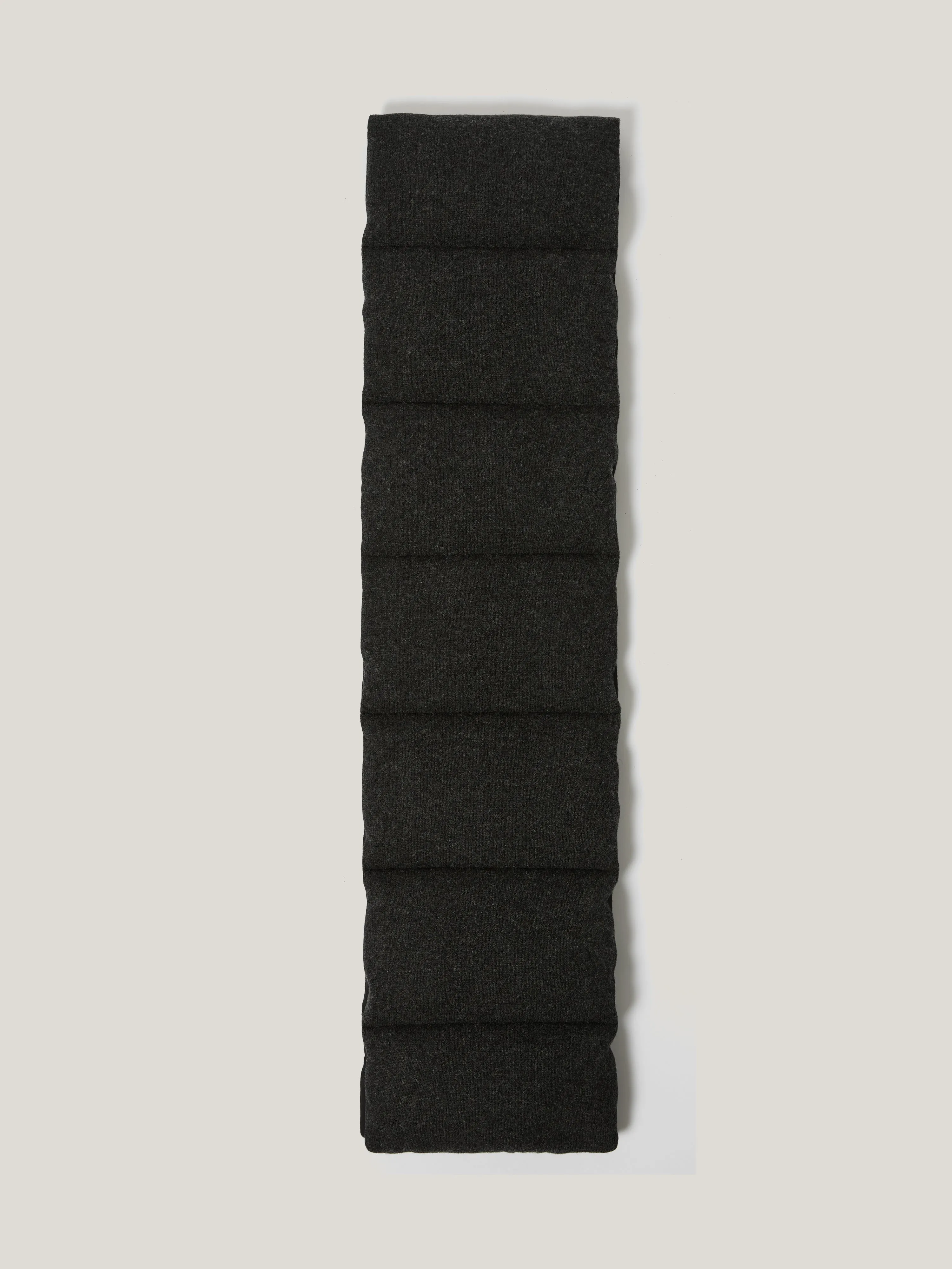 Puffer Knit Scarf | Black sold by Jigsaw product image thumbnail 3