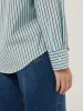 Cotton Stripe Shirt | Blue sold by Jigsaw