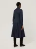 Panelled Shirt Dress | Navy sold by Jigsaw