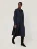 Panelled Shirt Dress | Navy sold by Jigsaw