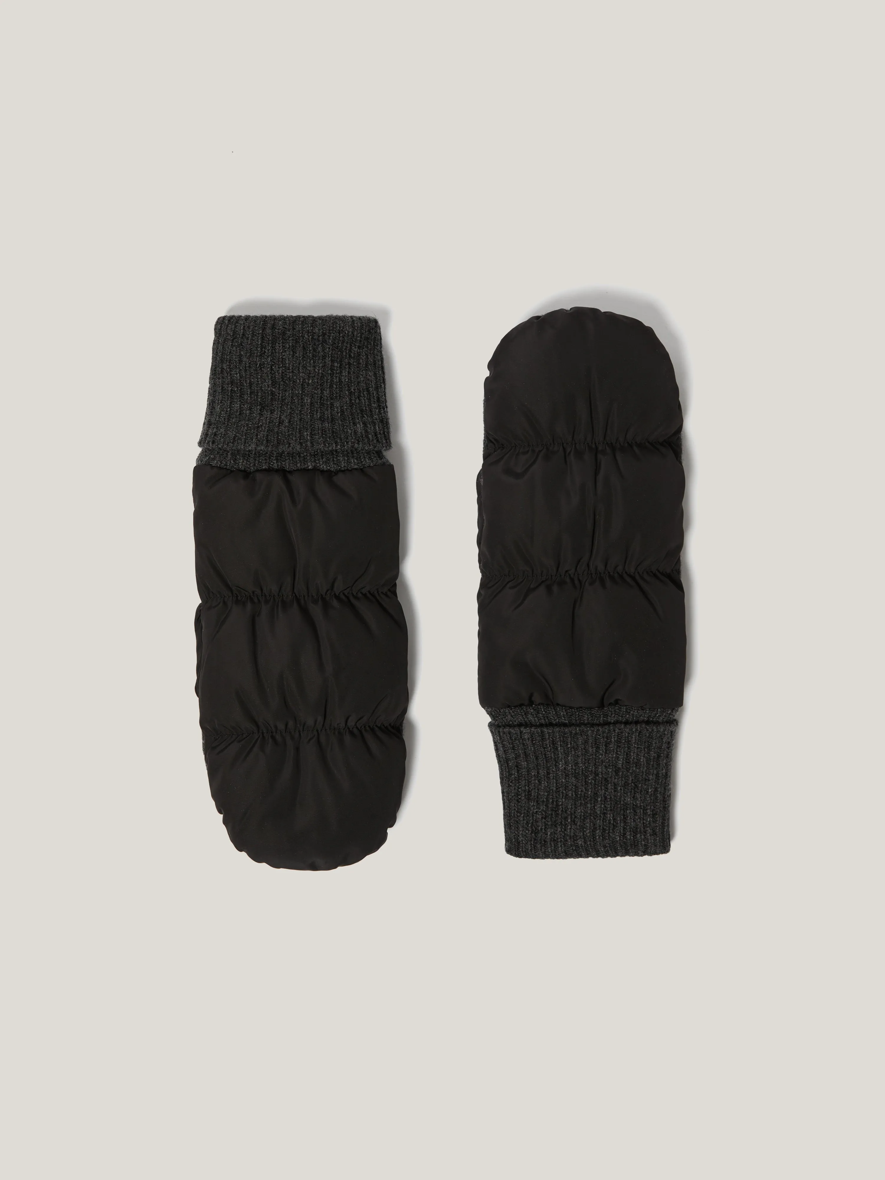 Puffer Mittens | Black sold by Jigsaw