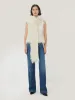 Looped Knitted Scarf | Cream sold by Jigsaw