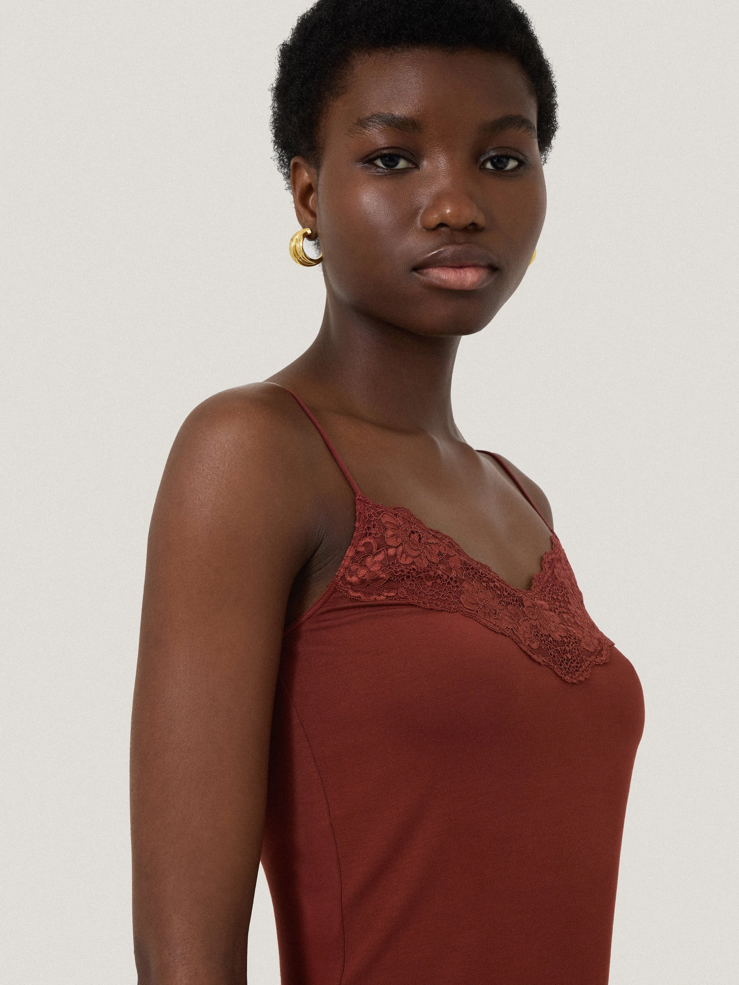 Modal Lace Vest | Rich Robin sold by Jigsaw product image thumbnail 2