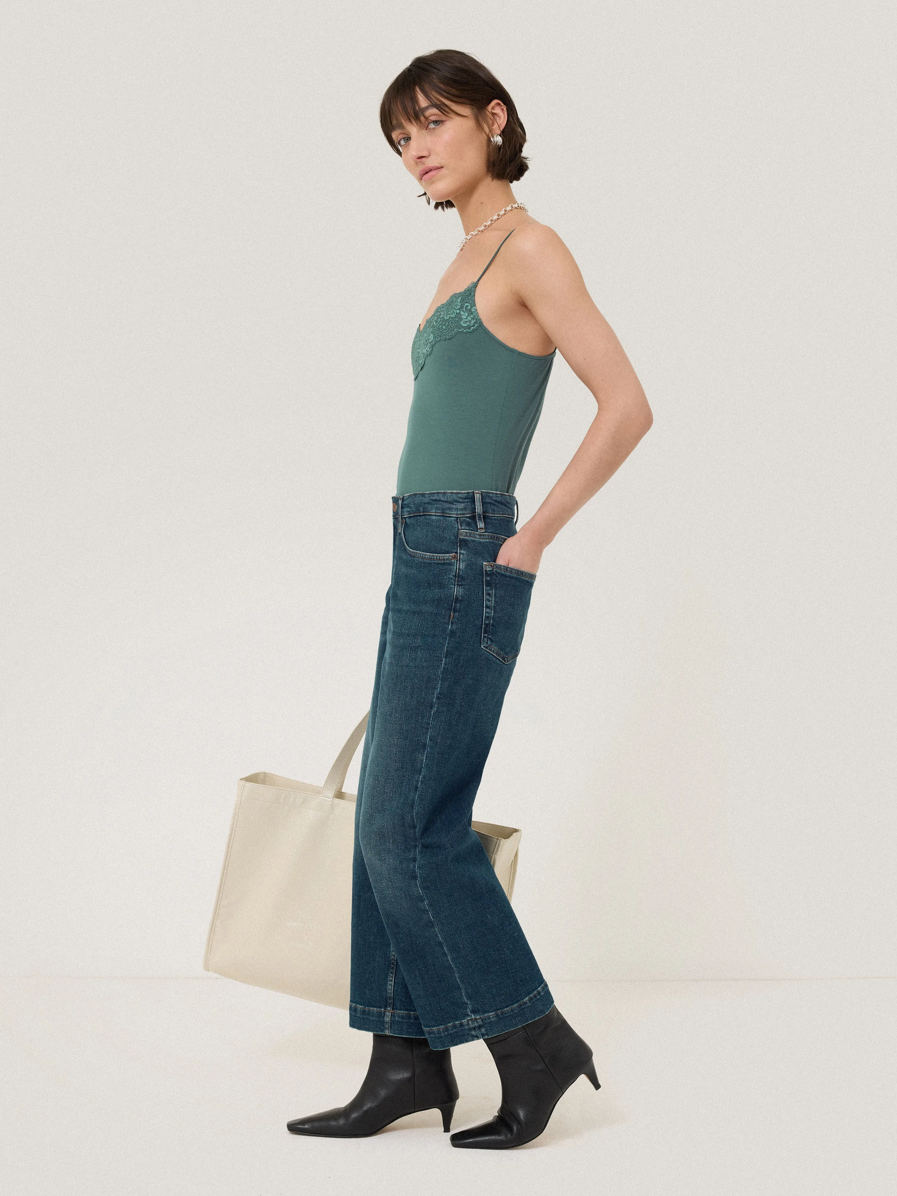 Modal Lace Vest | Mountain Lake sold by Jigsaw product image thumbnail 4