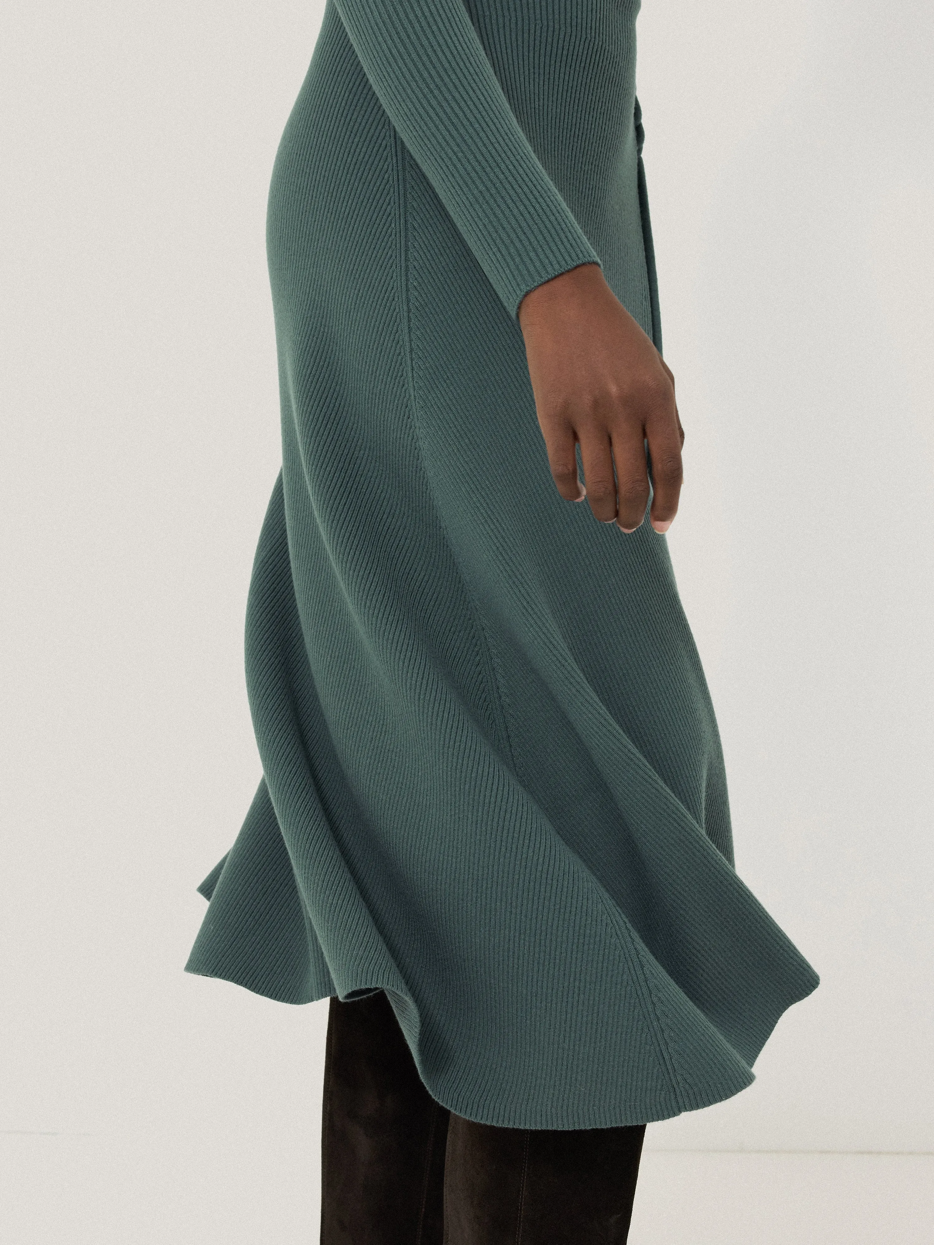 Braided Knit Dress | Blue sold by Jigsaw product image thumbnail 3