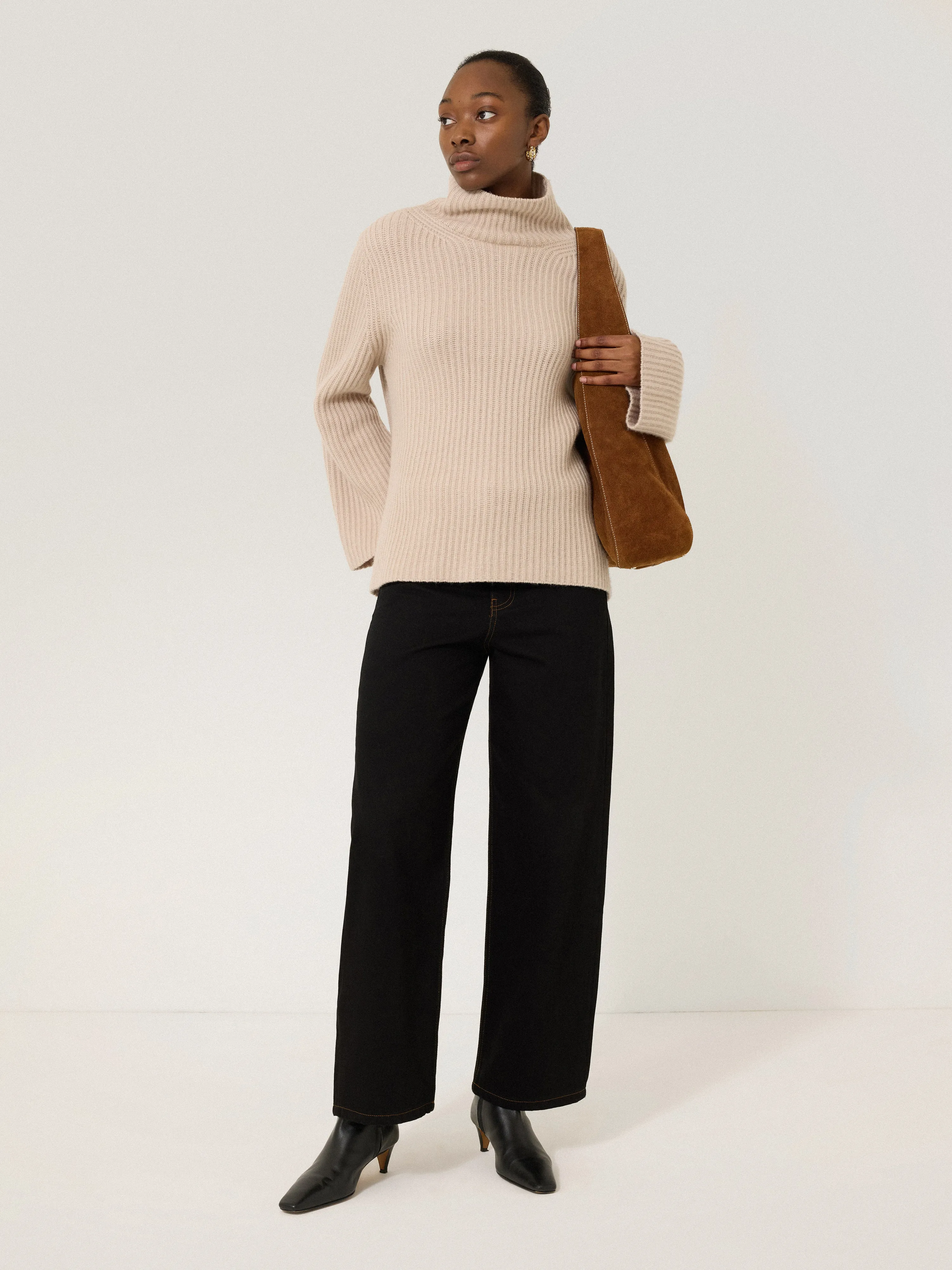 Heckfield Suede Tote | Tan sold by Jigsaw product image thumbnail 2