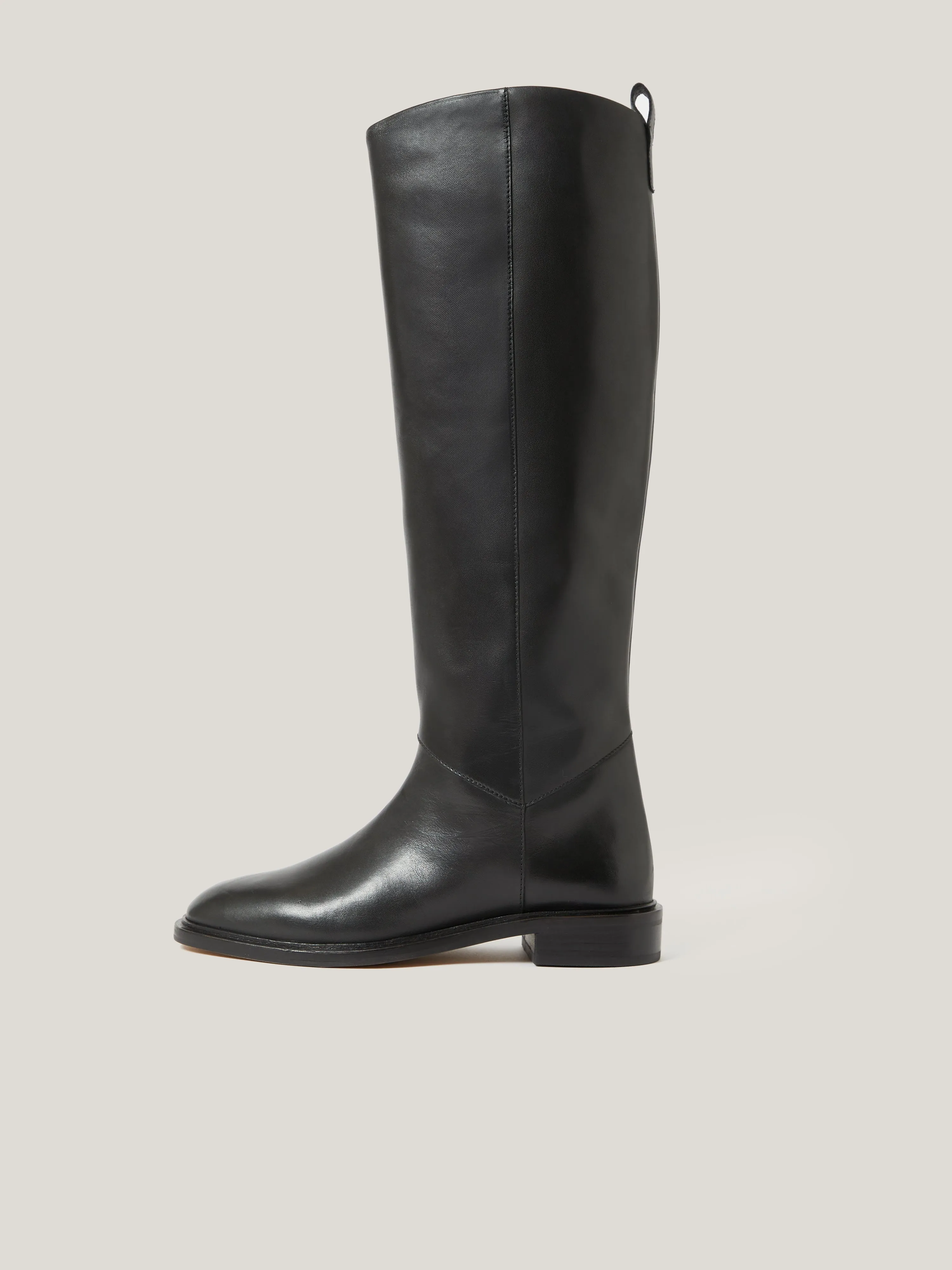 Heritage Leather Riding Boot | Black sold by Jigsaw product image thumbnail 2