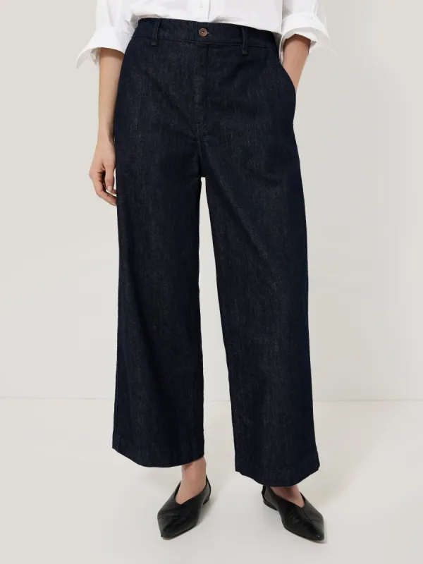 Hampstead Wide Leg Jean | Indigo sold by Jigsaw