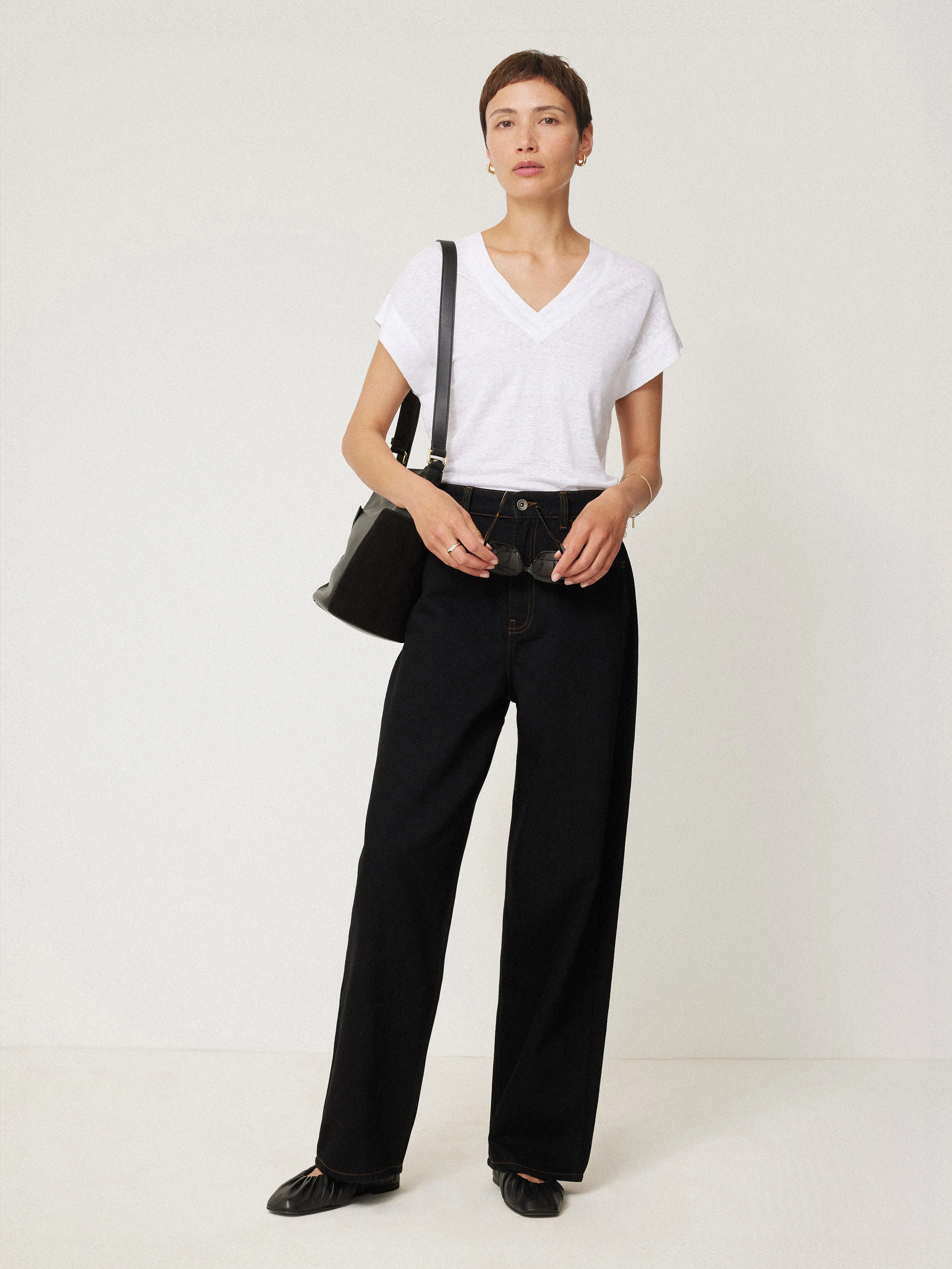 Lucia High Waisted Jean | Black sold by Jigsaw product image thumbnail 3