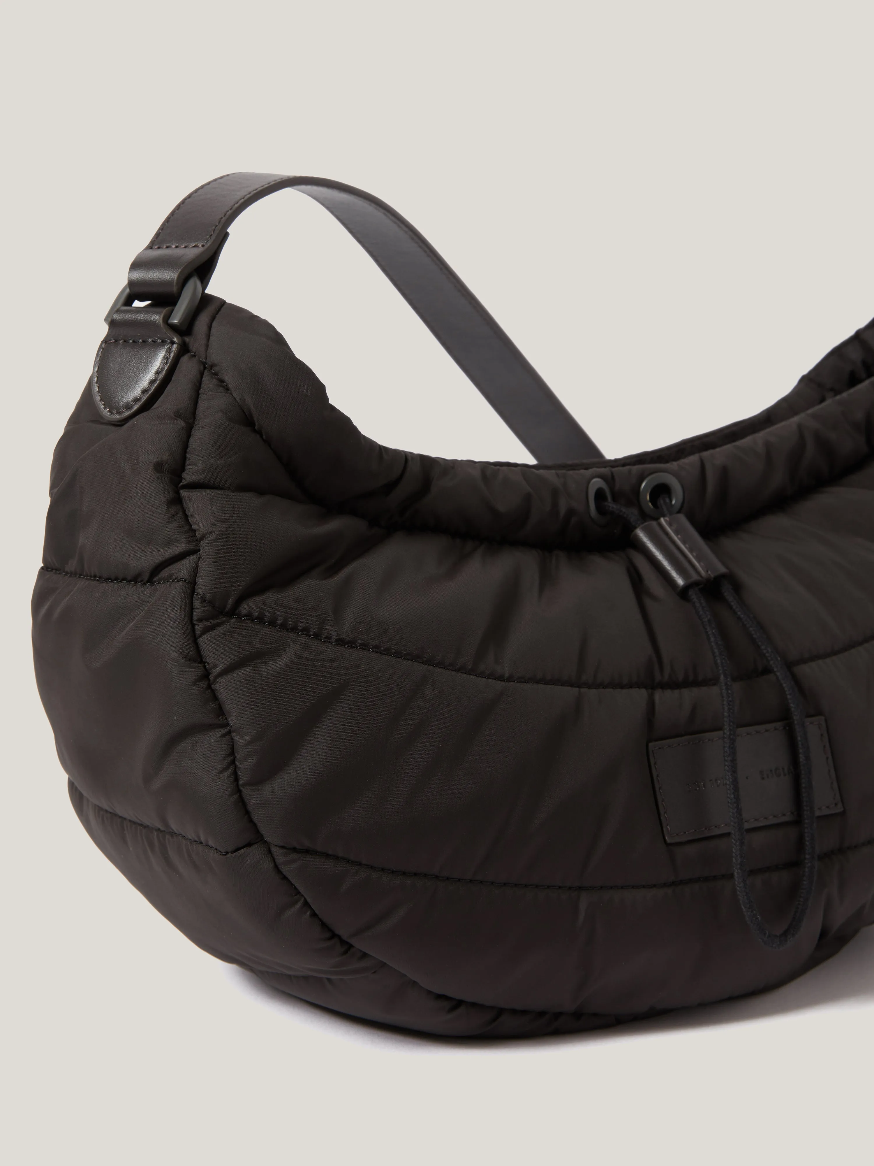 Nylon Drawstring Crossbody | Chocolate sold by Jigsaw product image thumbnail 2