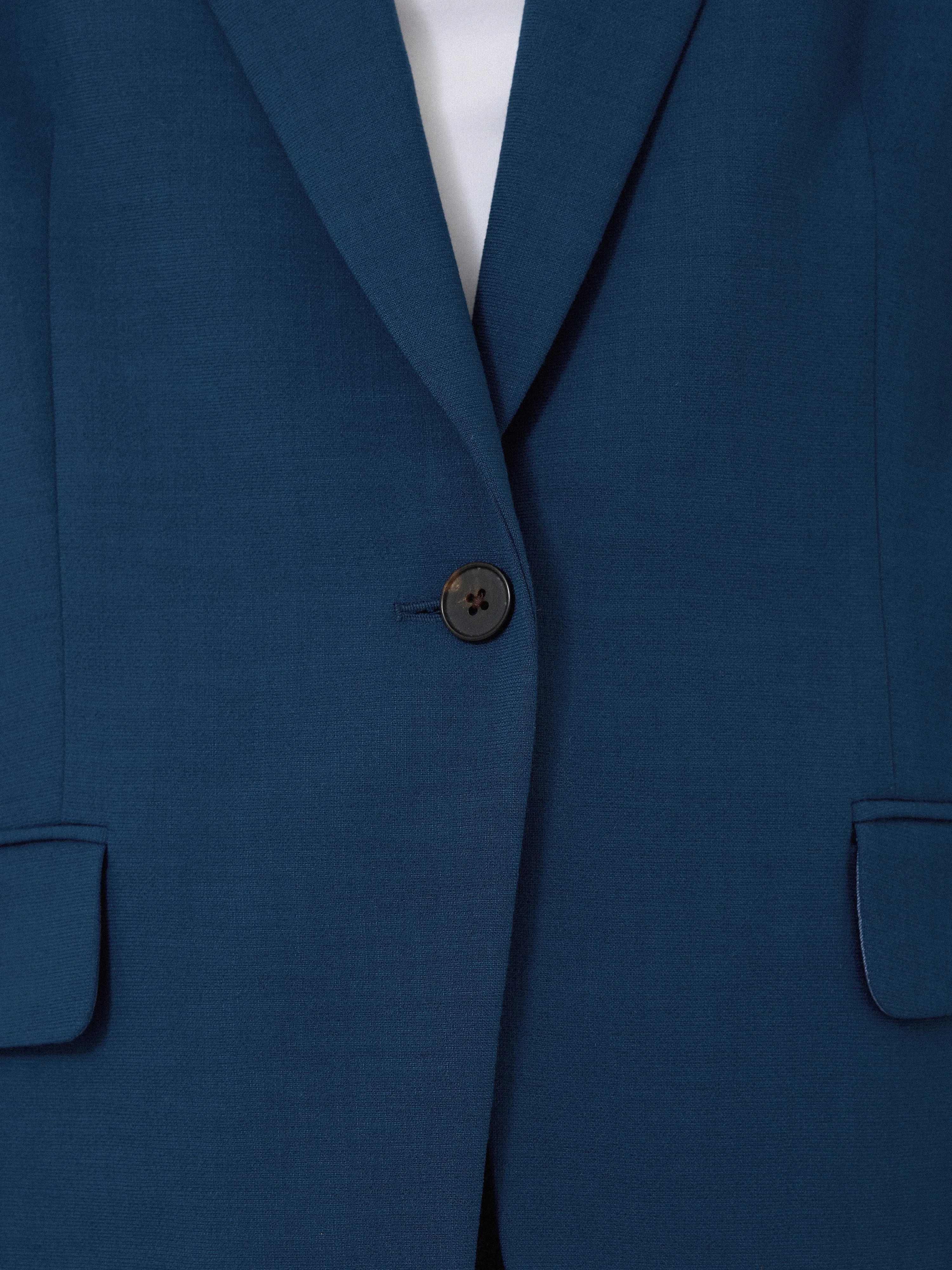 Knox Crosshatch Blazer | Blue sold by Jigsaw product image thumbnail 3