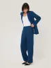 Dexter Crosshatch Trouser | Blue sold by Jigsaw