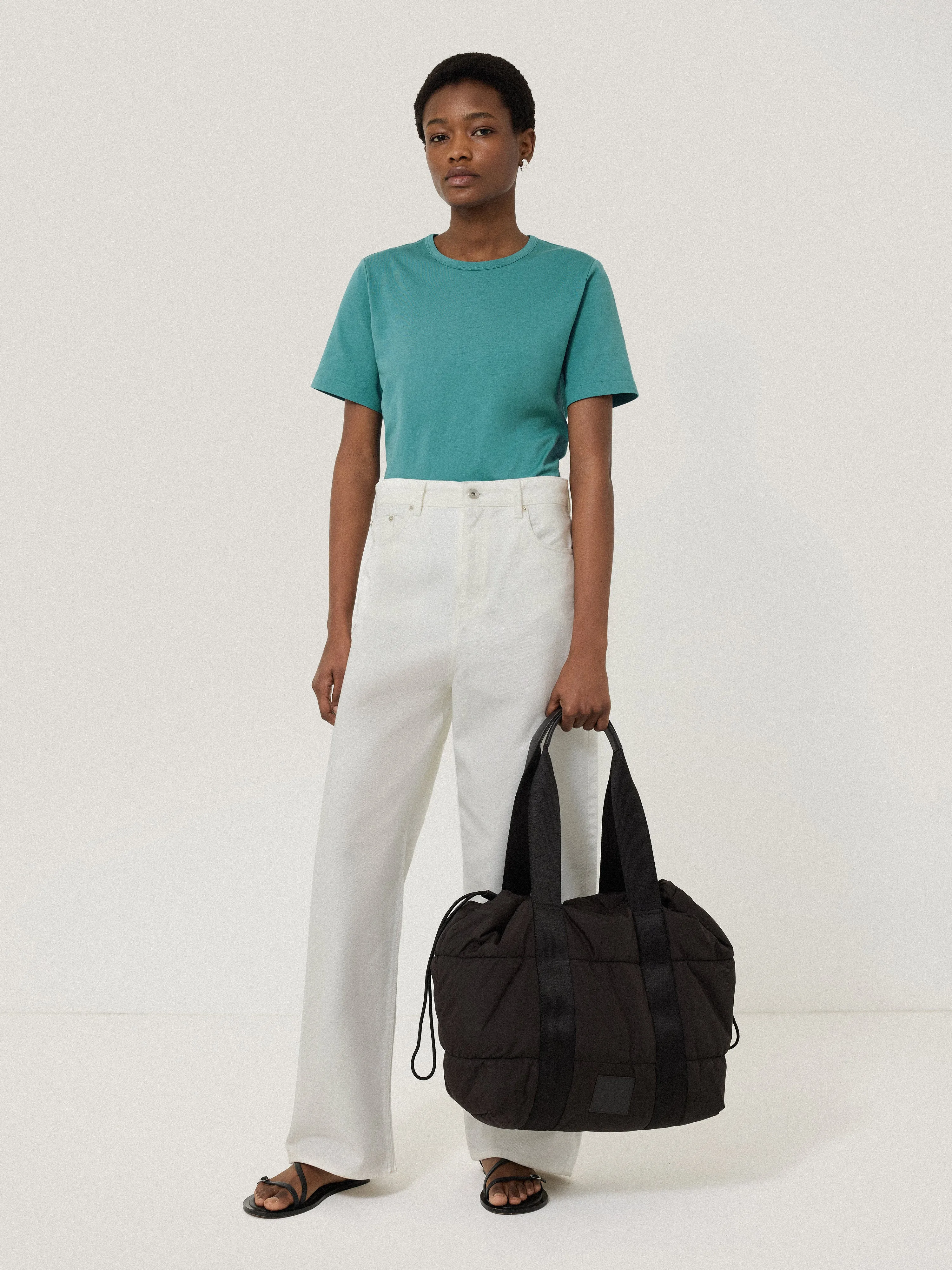 Heavy Cotton T-shirt | Blue sold by Jigsaw product image thumbnail 3