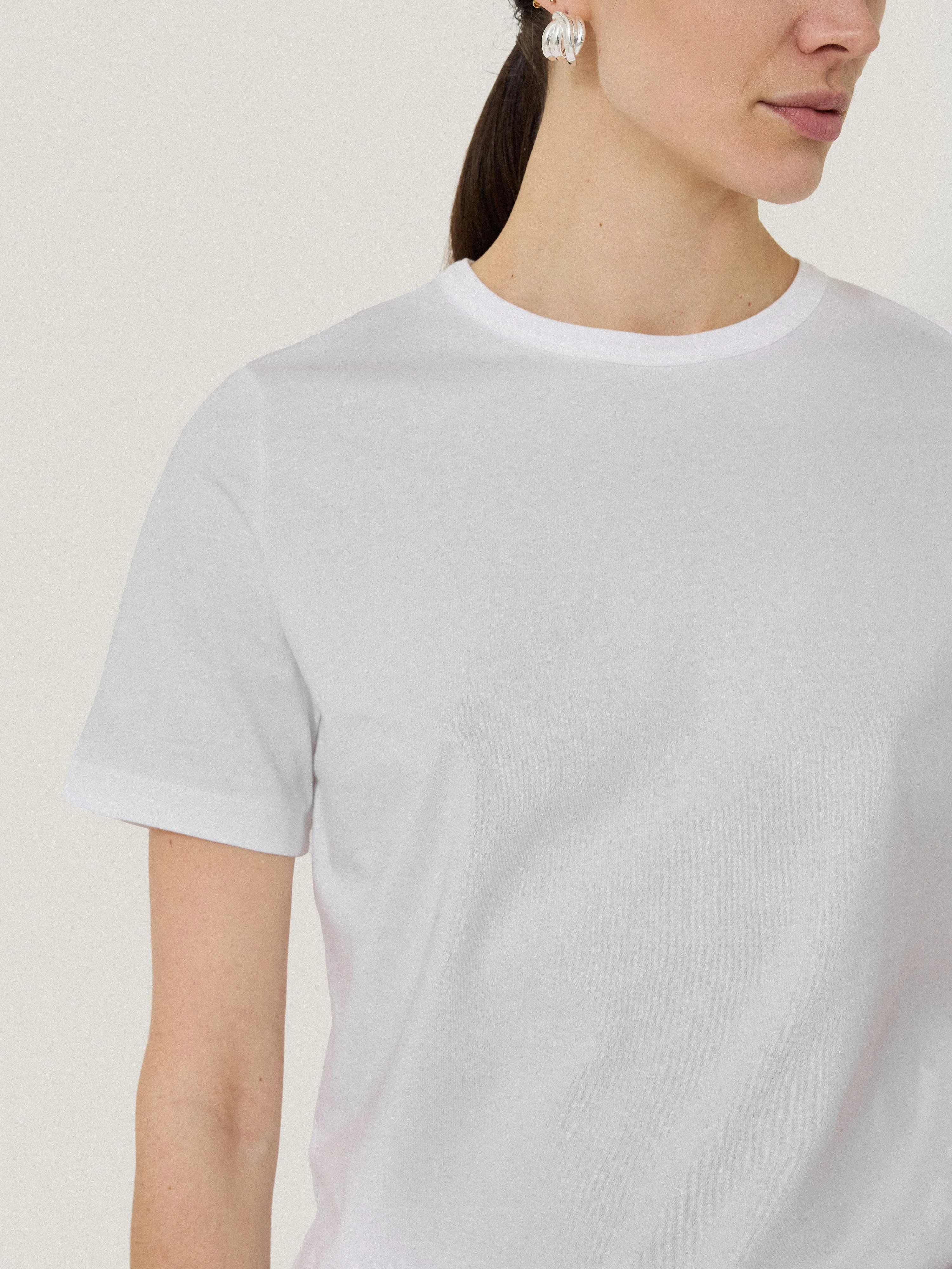 Heavy Cotton T-shirt | White sold by Jigsaw product image thumbnail 5