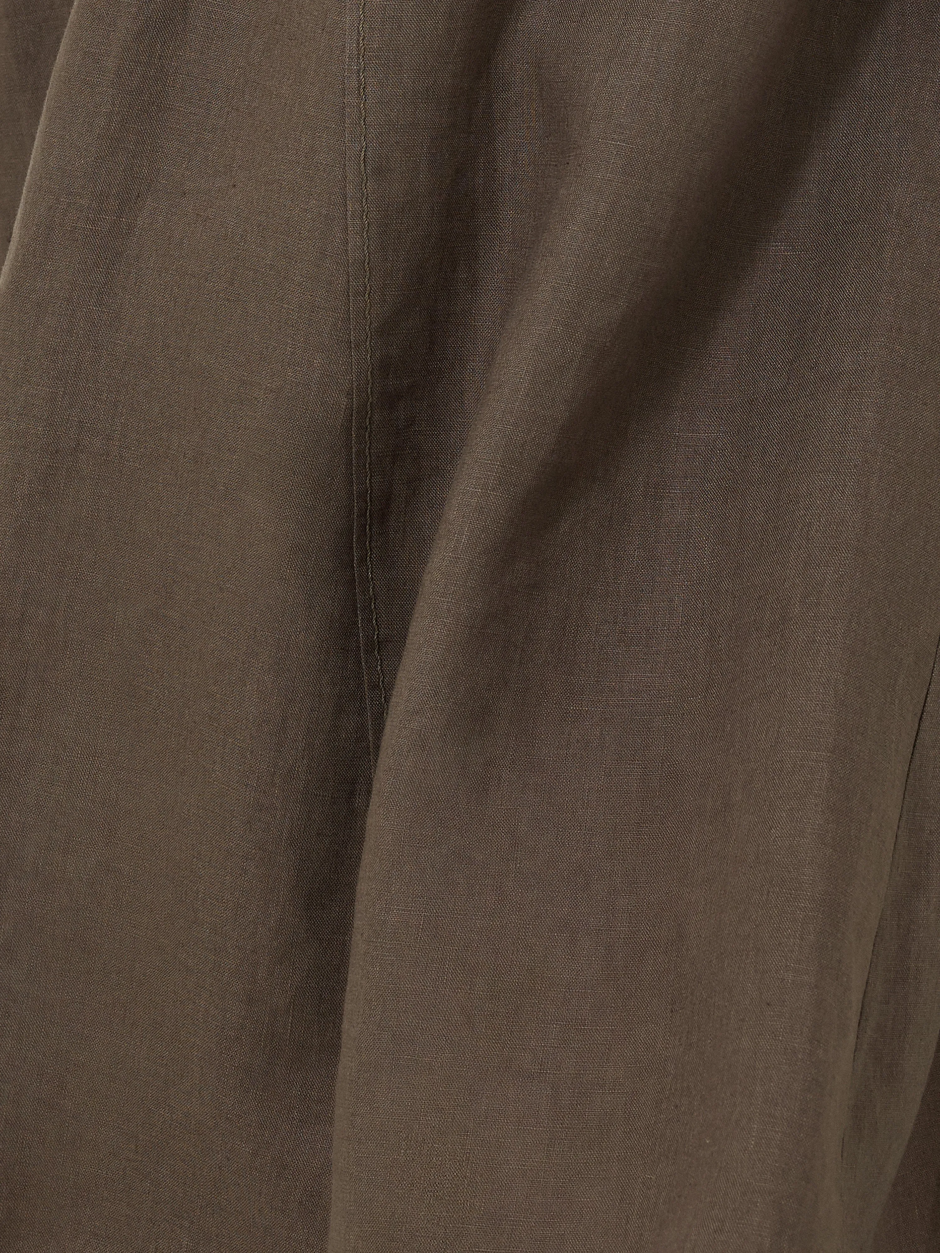 Scallop Detail Linen Dress | Brown sold by Jigsaw product image thumbnail 4