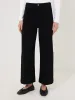 Tyne Wide Leg Cropped Jean | Black sold by Jigsaw