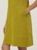 Linen Smocked T-shirt Dress | Green sold by Jigsaw