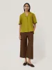 Linen Casual Collar Shirt | Green sold by Jigsaw