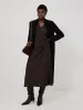 Shirt Wrap Dress | Oxblood sold by Jigsaw