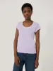 Supima Cotton Scoop Neck Tee | Lilac Ice sold by Jigsaw