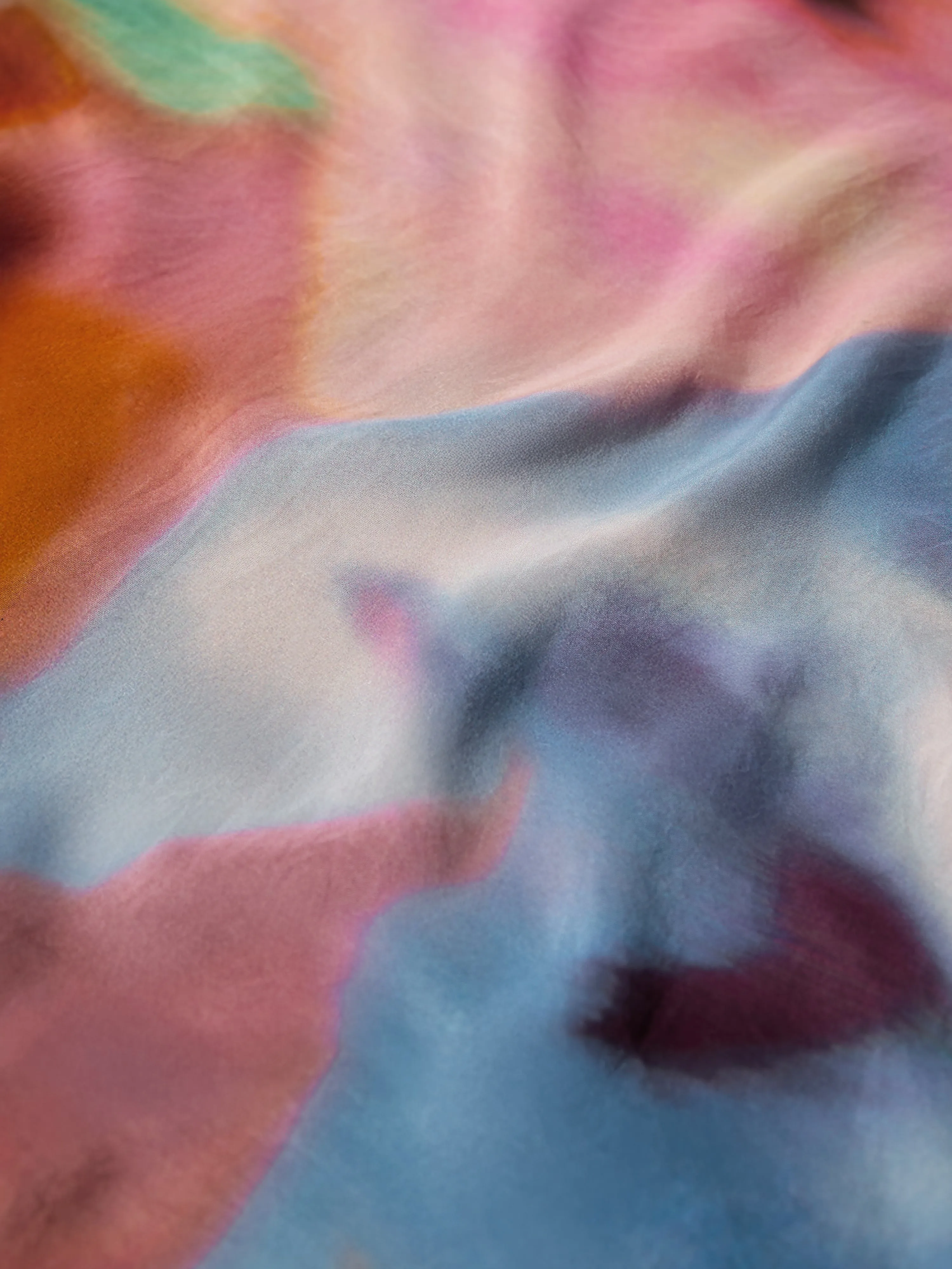 Dreamy Floral Silk Shawl | Navy sold by Jigsaw product image thumbnail 4