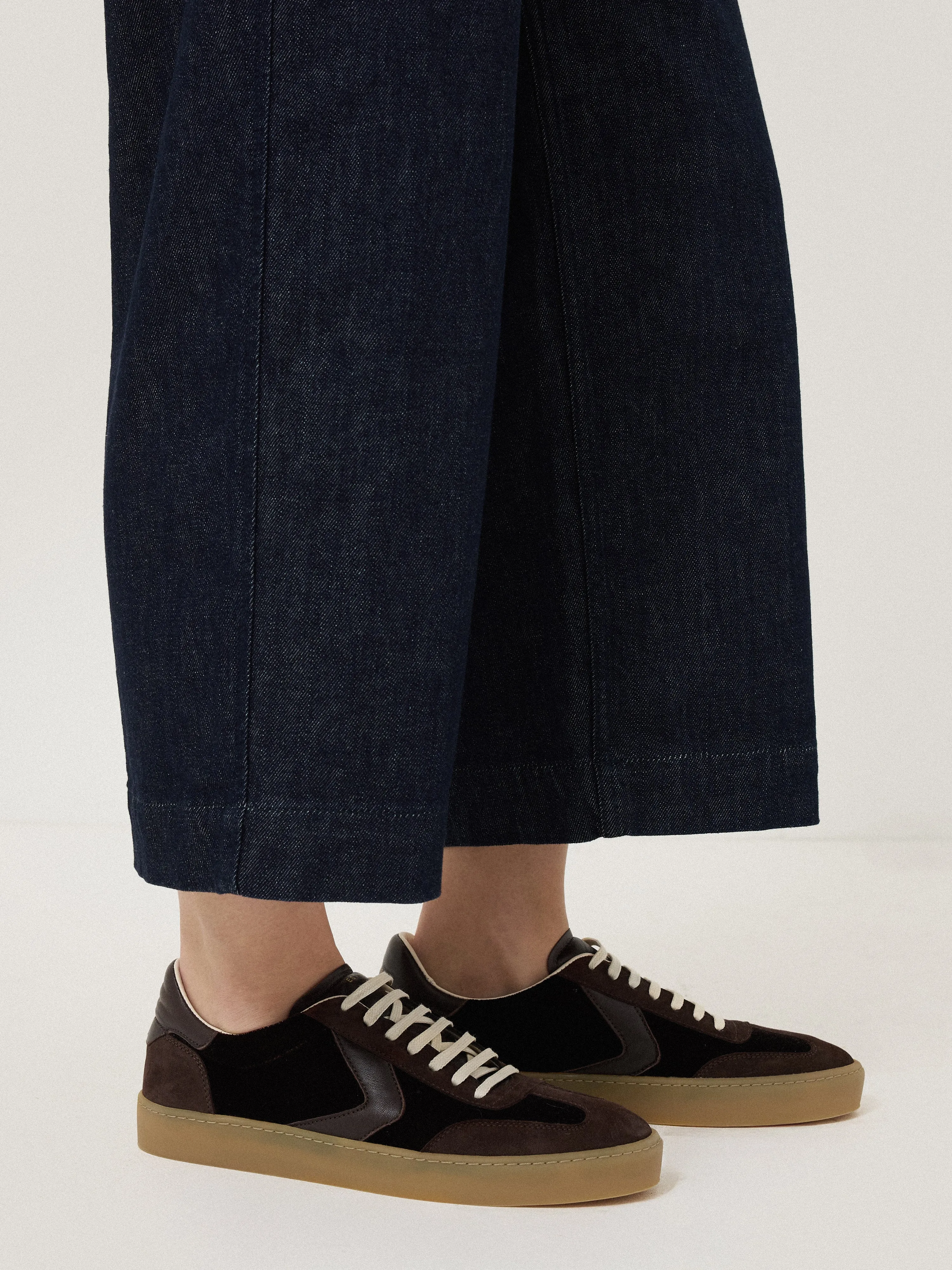 Portland Vintage Classic Trainer | Chocolate sold by Jigsaw product image thumbnail 2