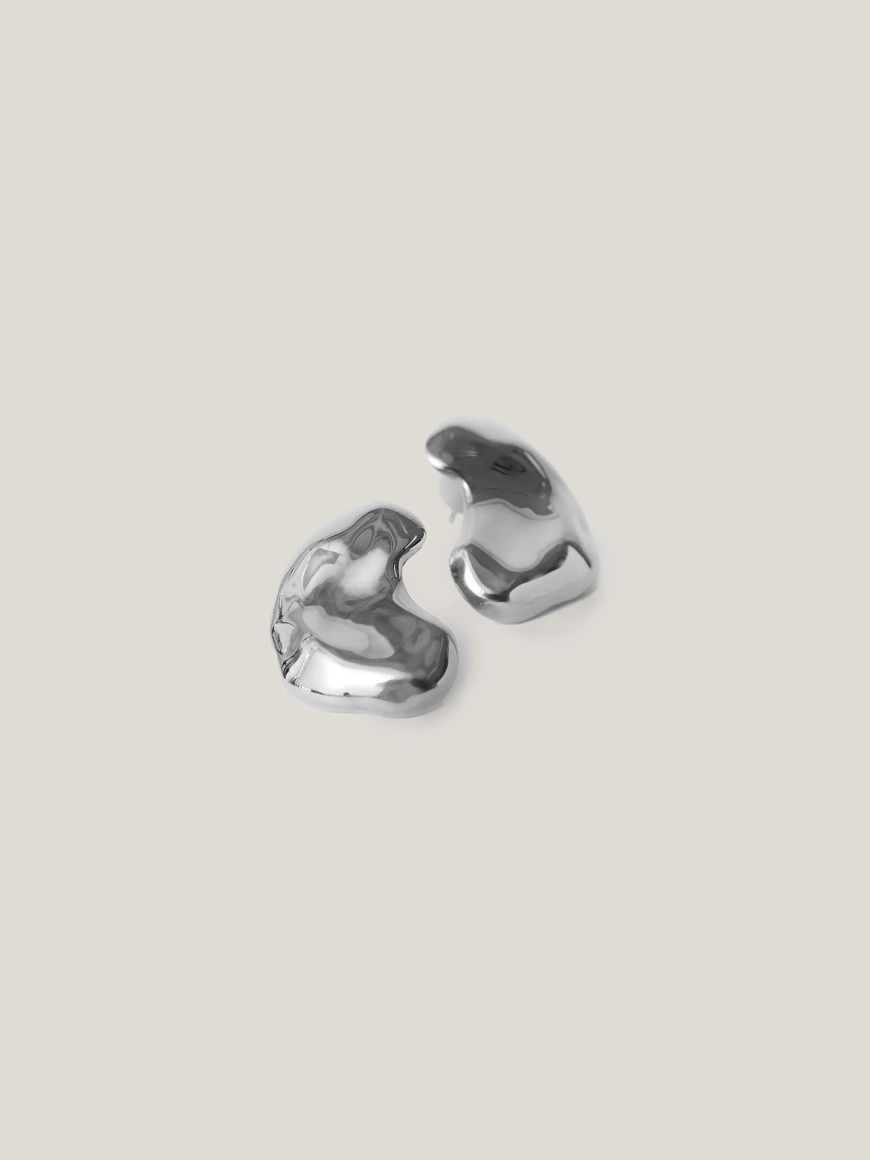 Molten Stud Earring | Silver sold by Jigsaw product image thumbnail 3