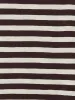 Cotton Slub Stripe Cap Sleeve Top | Oxblood sold by Jigsaw
