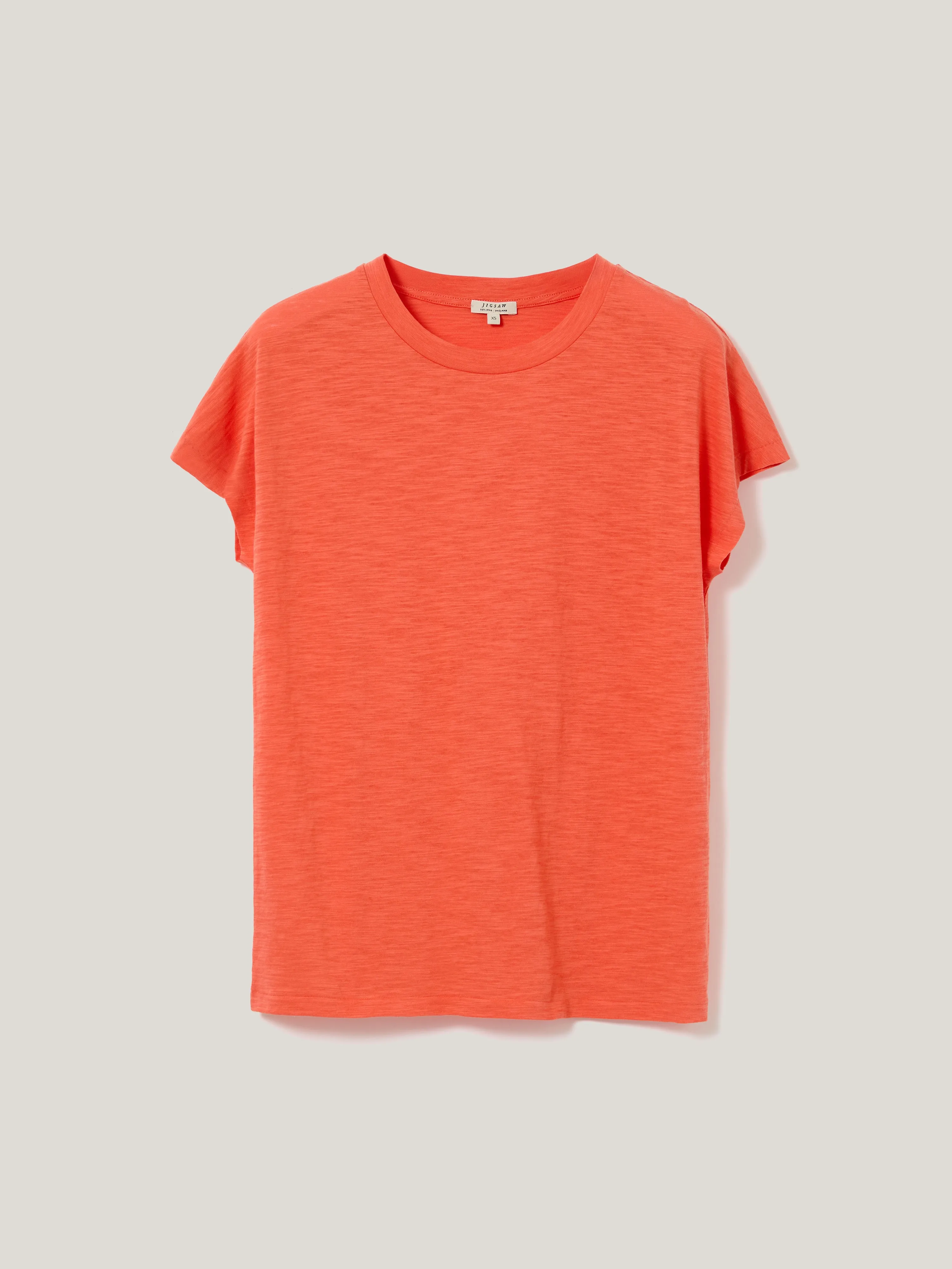 Harlech Cap Sleeve Top | Orange sold by Jigsaw product image thumbnail 5