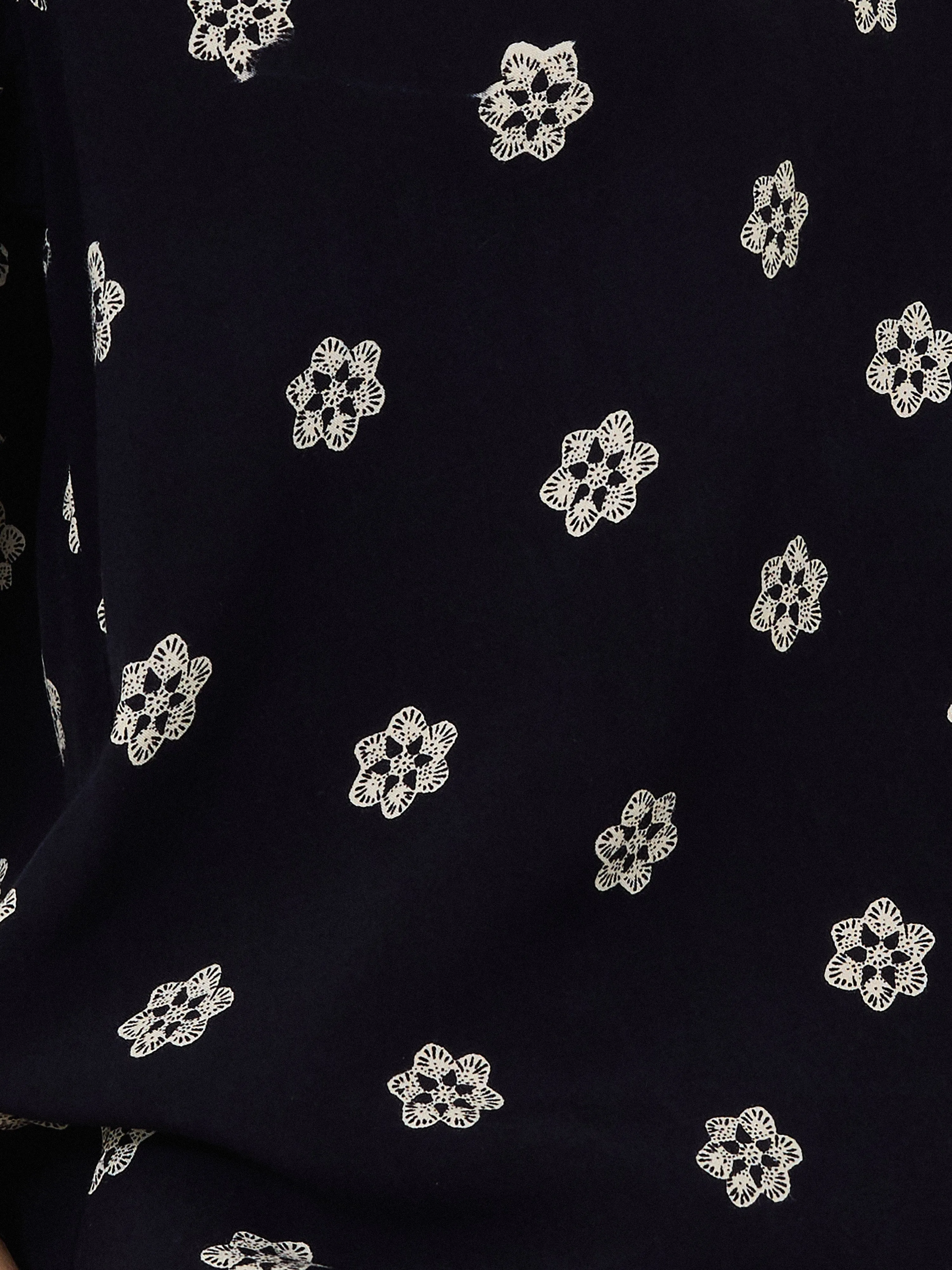 Mini Floral Block Pyjama | Navy sold by Jigsaw product image thumbnail 4