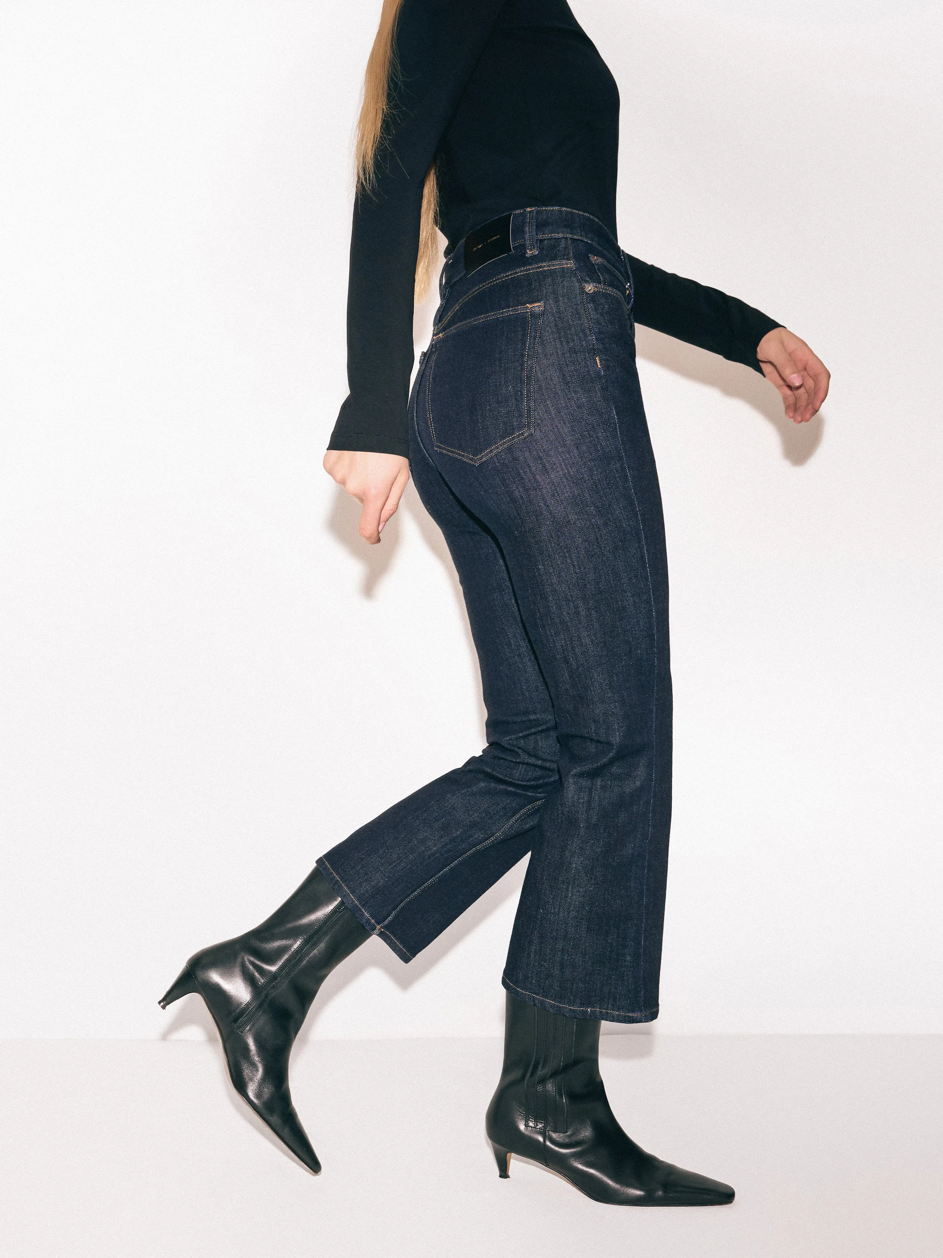 Ines Kick Flare Jean | Indigo sold by Jigsaw product image thumbnail 3