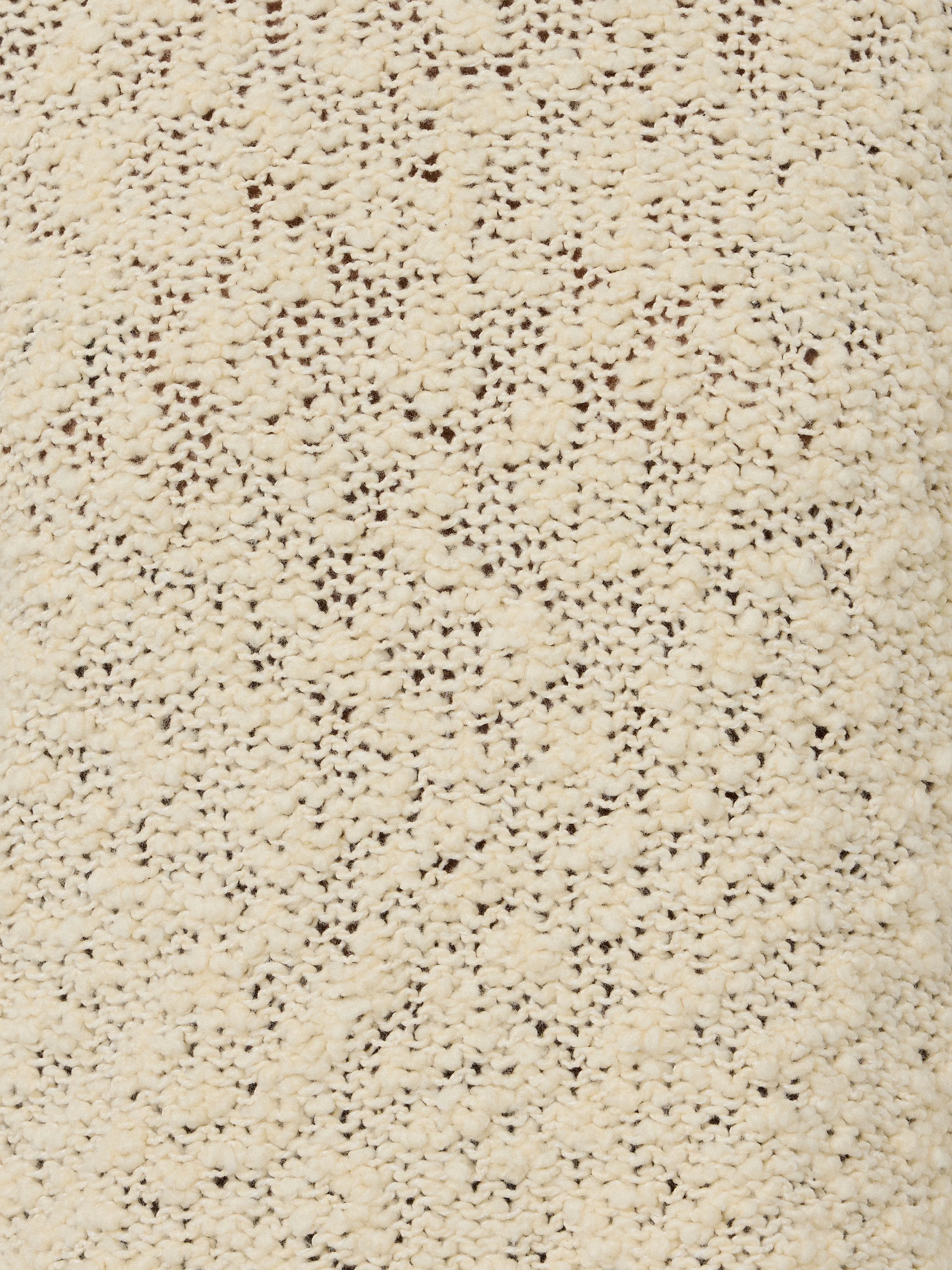 Cotton Blend Boucle T Shirt | Cream sold by Jigsaw product image thumbnail 5