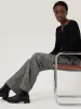 Blake Boucle Trouser | Grey sold by Jigsaw