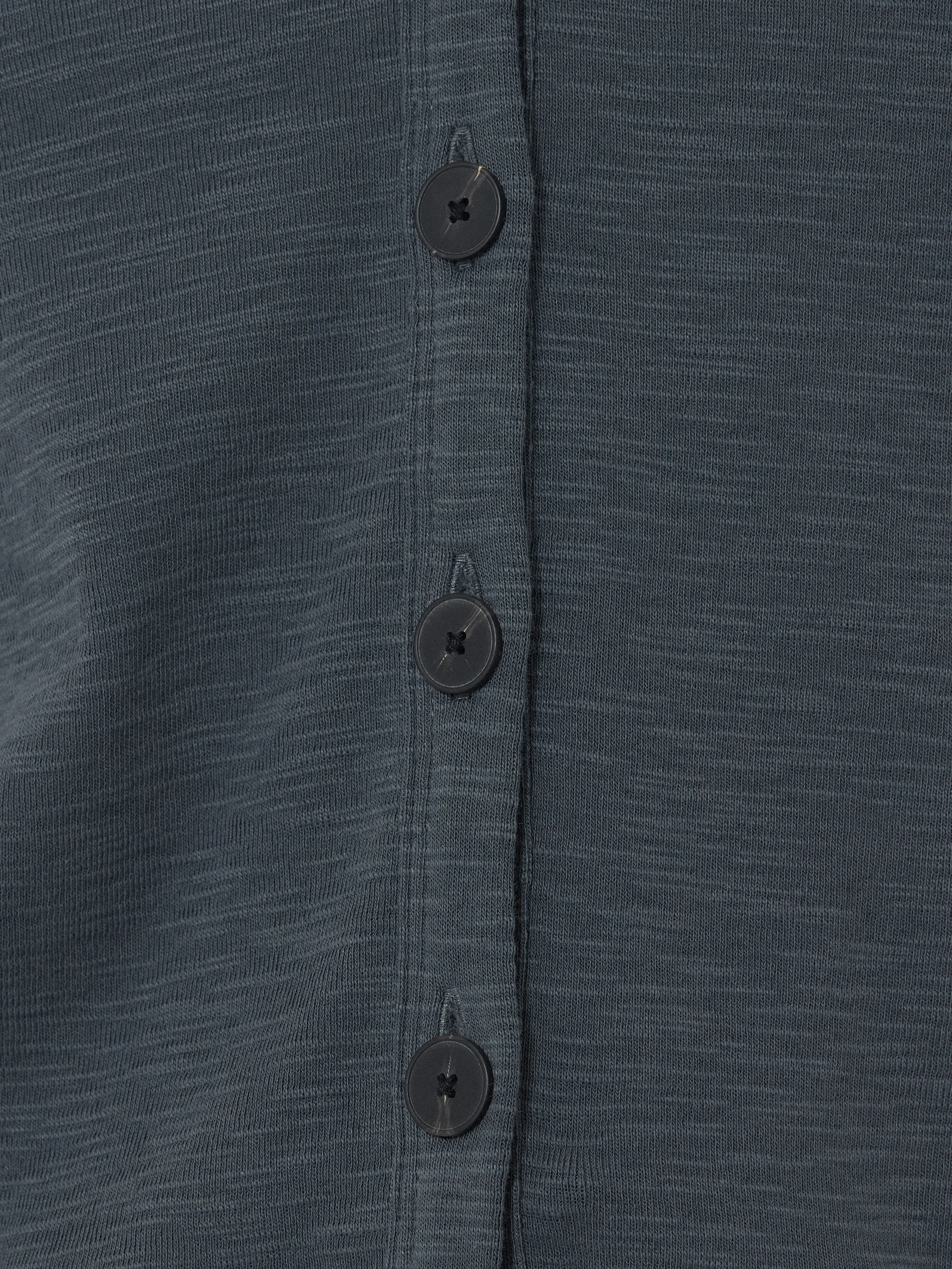 Cotton Luxe Cardigan | Steel Grey sold by Jigsaw product image thumbnail 5