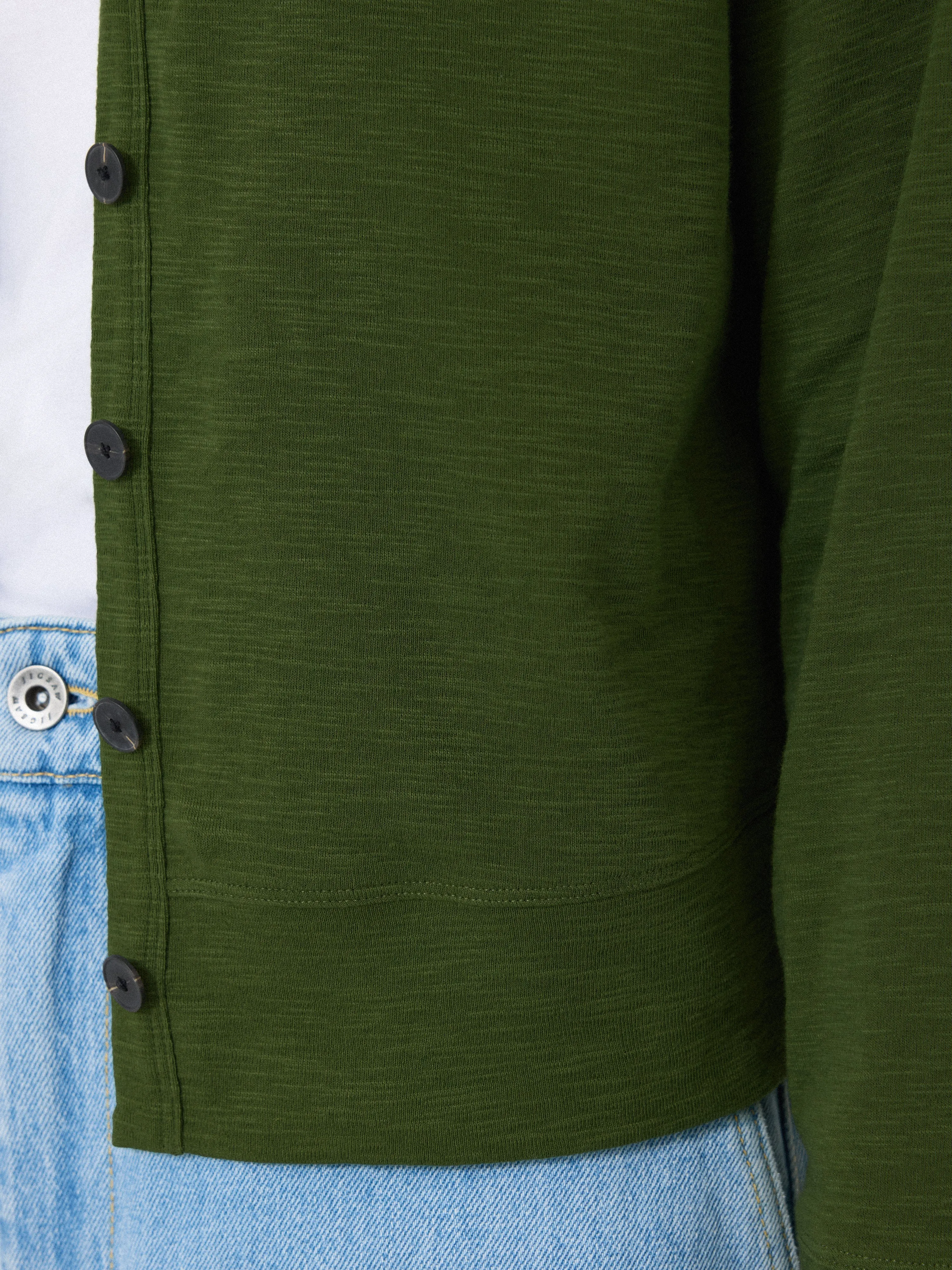 Cotton Luxe Cardigan | Green sold by Jigsaw product image thumbnail 5