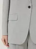 Knox Crosshatch Blazer | Grey sold by Jigsaw
