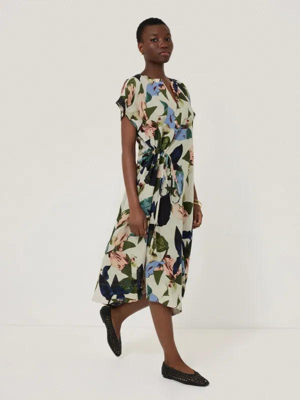 Future Botanic Linen Dress | Neutral sold by Jigsaw