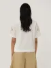 Embroidered Short Sleeve T-shirt | Cream sold by Jigsaw