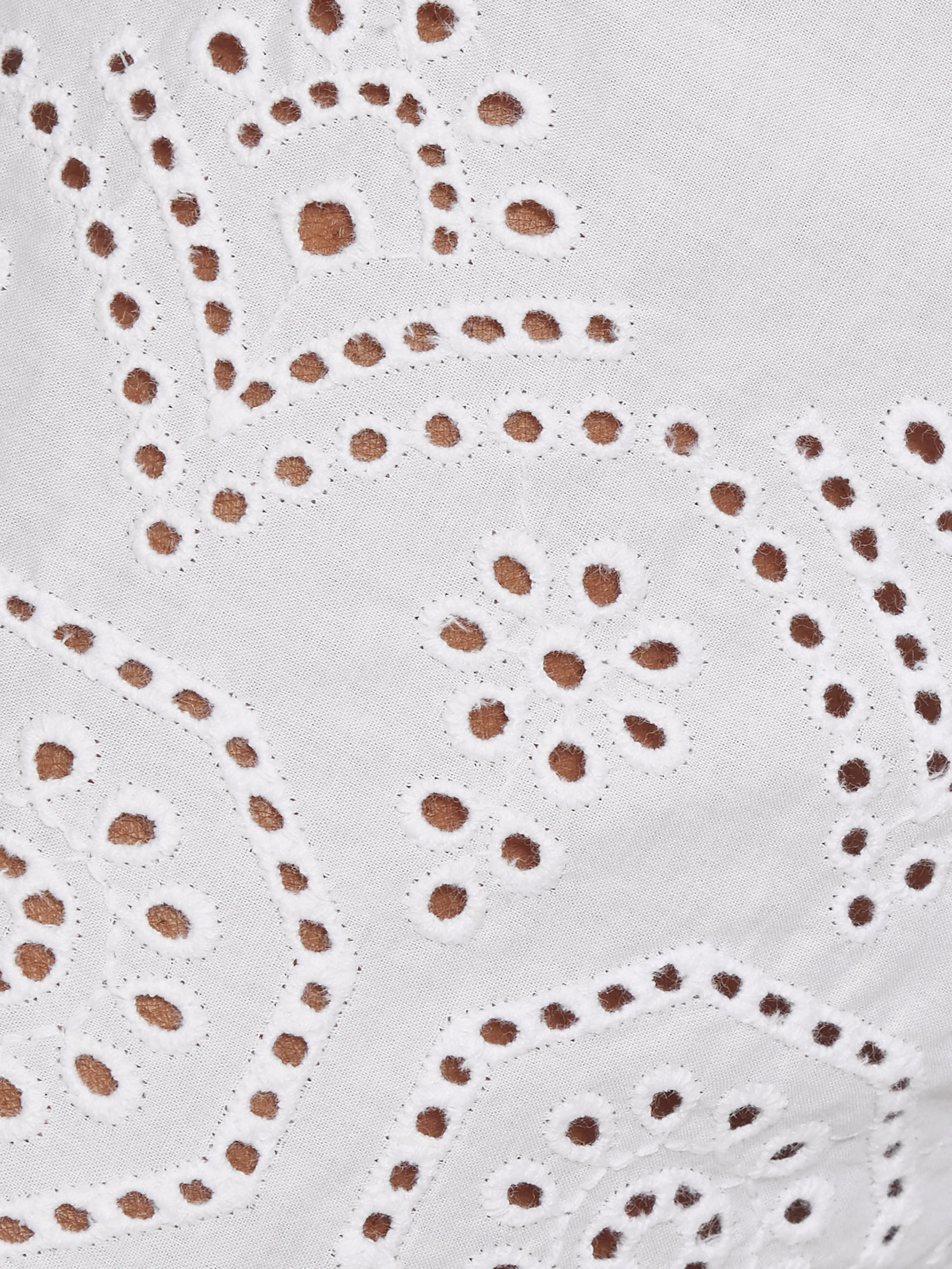 Broderie Anglaise Pyjama Short | White sold by Jigsaw product image thumbnail 5