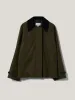 British Millerain Cotton Jacket | Green sold by Jigsaw