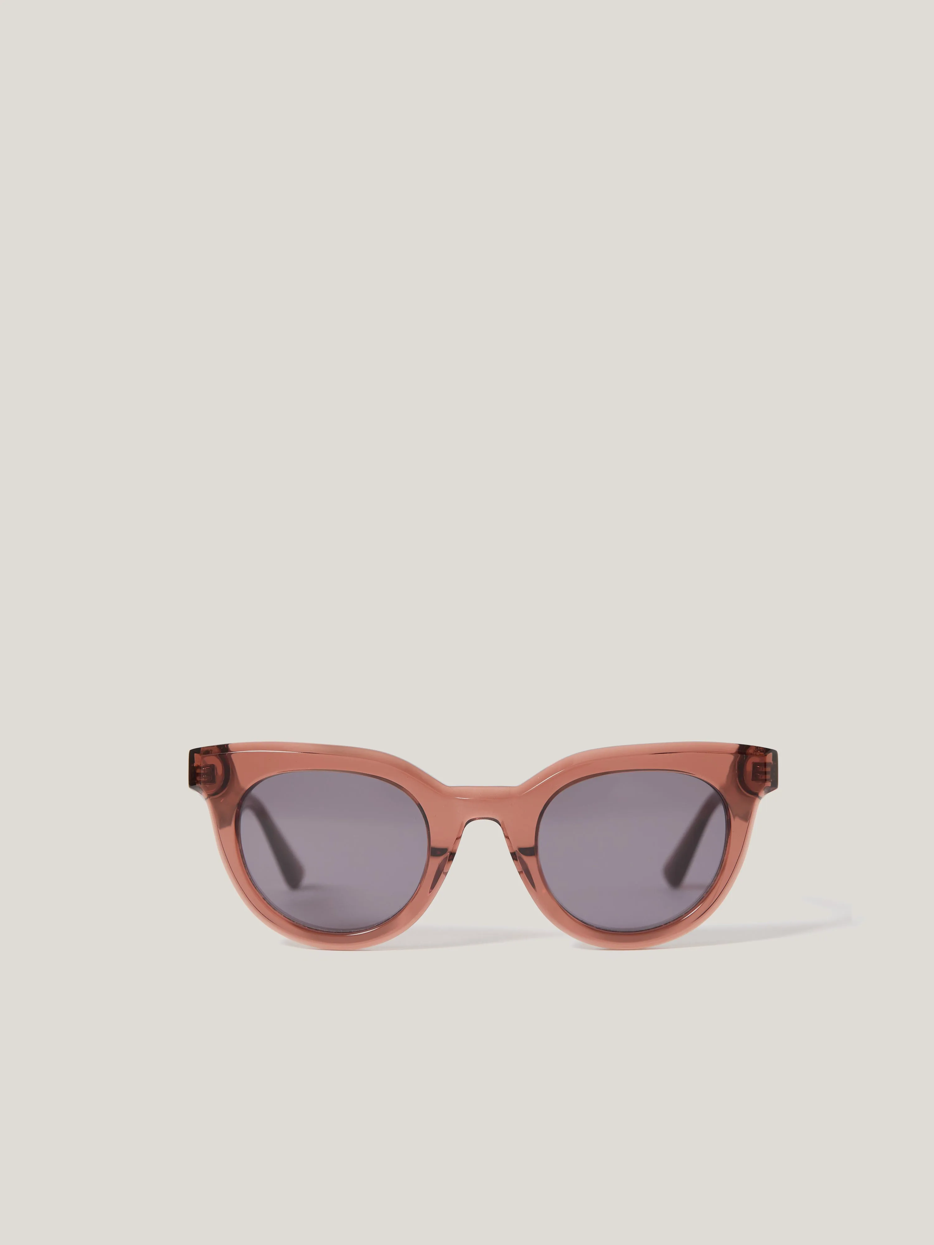 Ferndale Round Sunglasses | Dark Pink sold by Jigsaw
