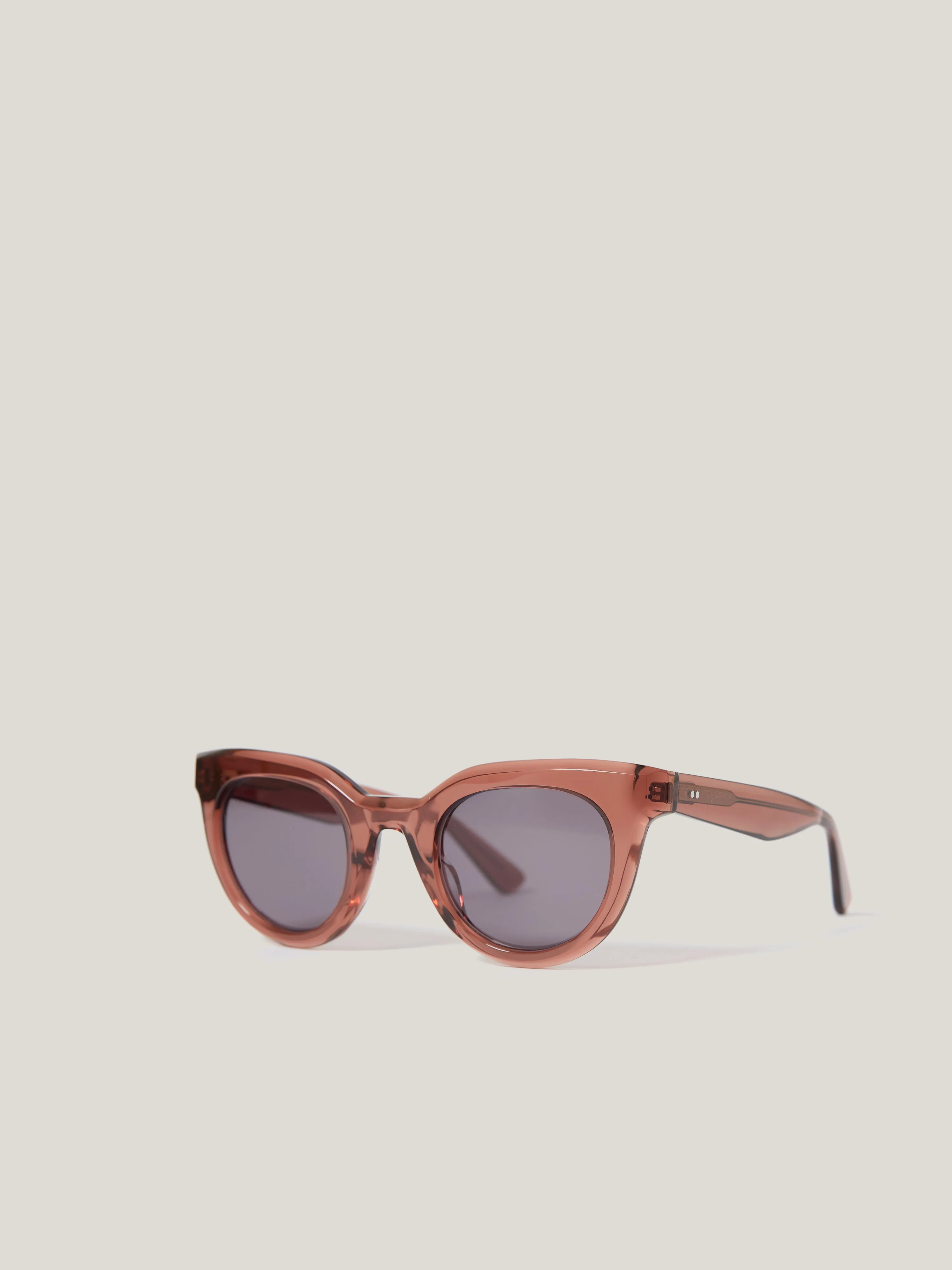 Ferndale Round Sunglasses | Dark Pink sold by Jigsaw product image thumbnail 3