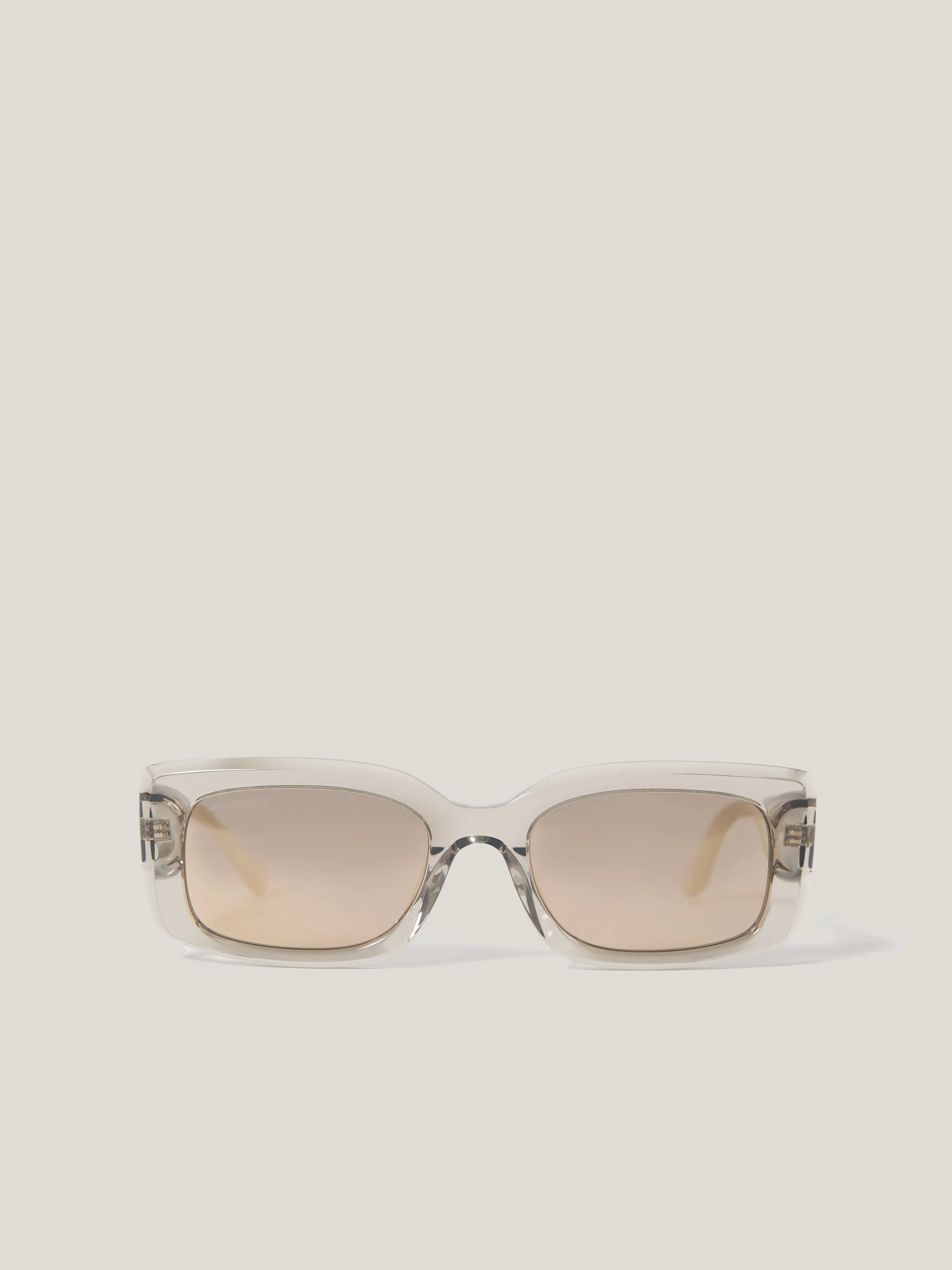 Bolton Rectangle Sunglasses | Grey sold by Jigsaw