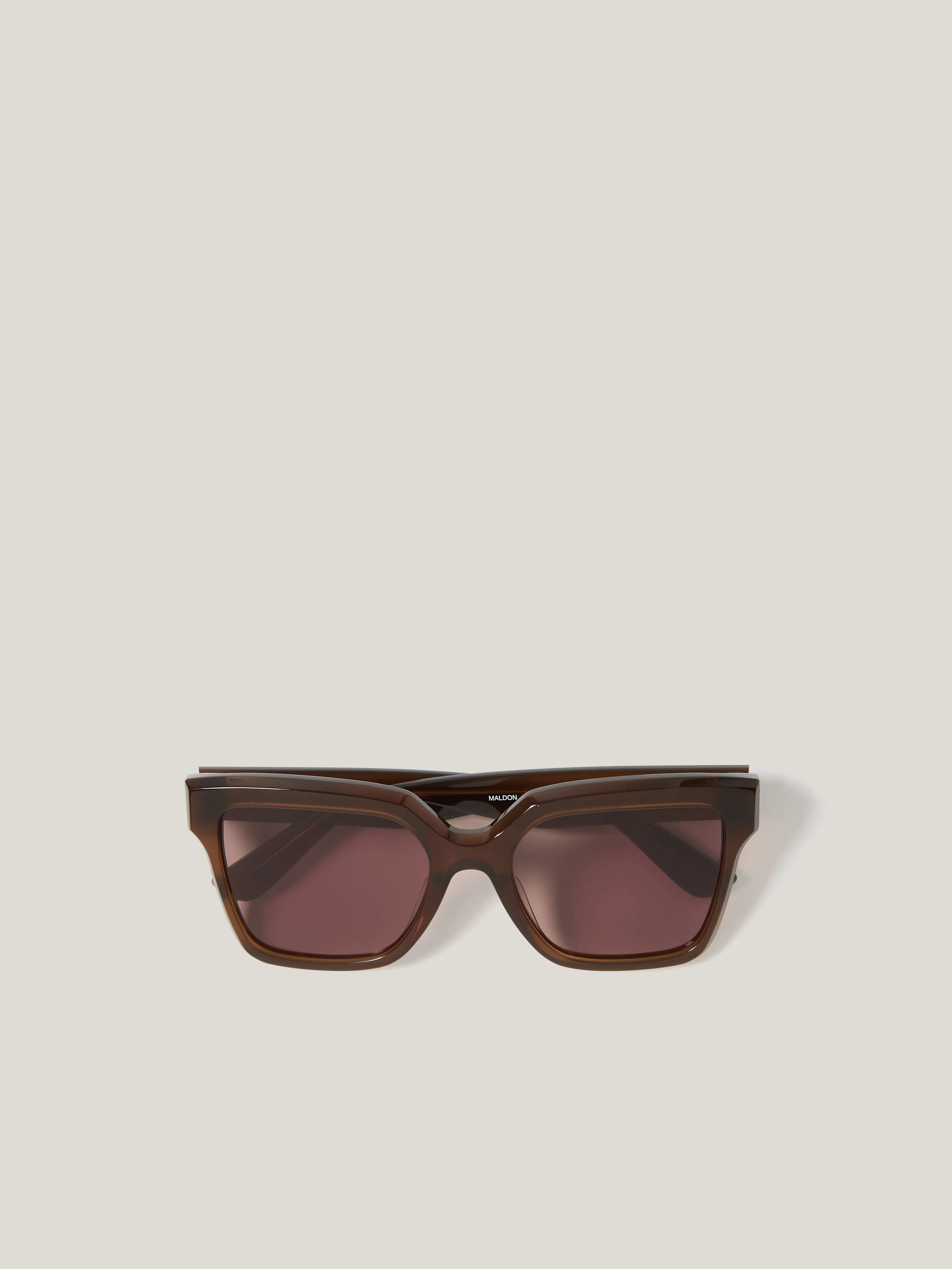 Maldon D-frame Sunglasses | Chocolate sold by Jigsaw product image thumbnail 5