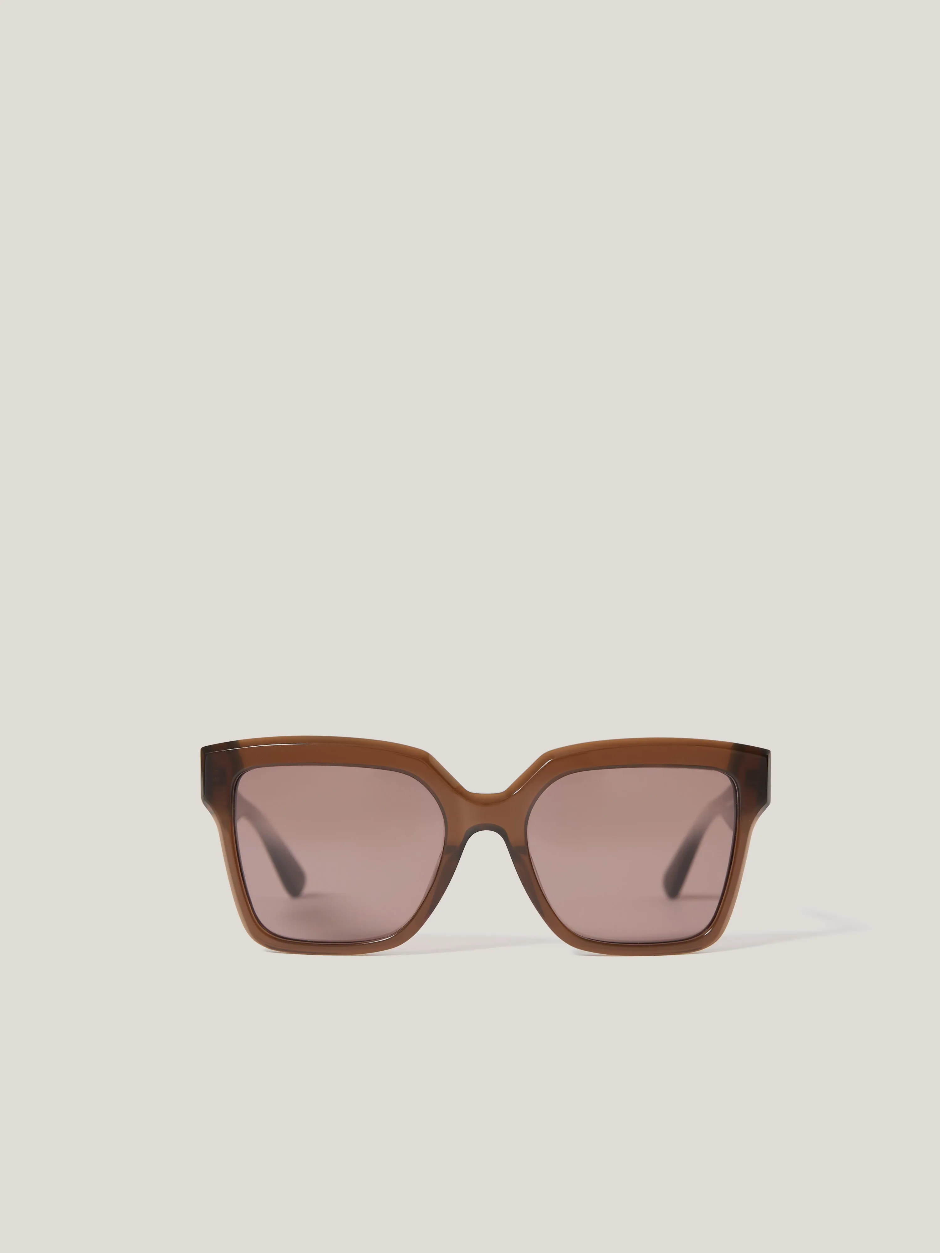 Maldon D-frame Sunglasses | Chocolate sold by Jigsaw